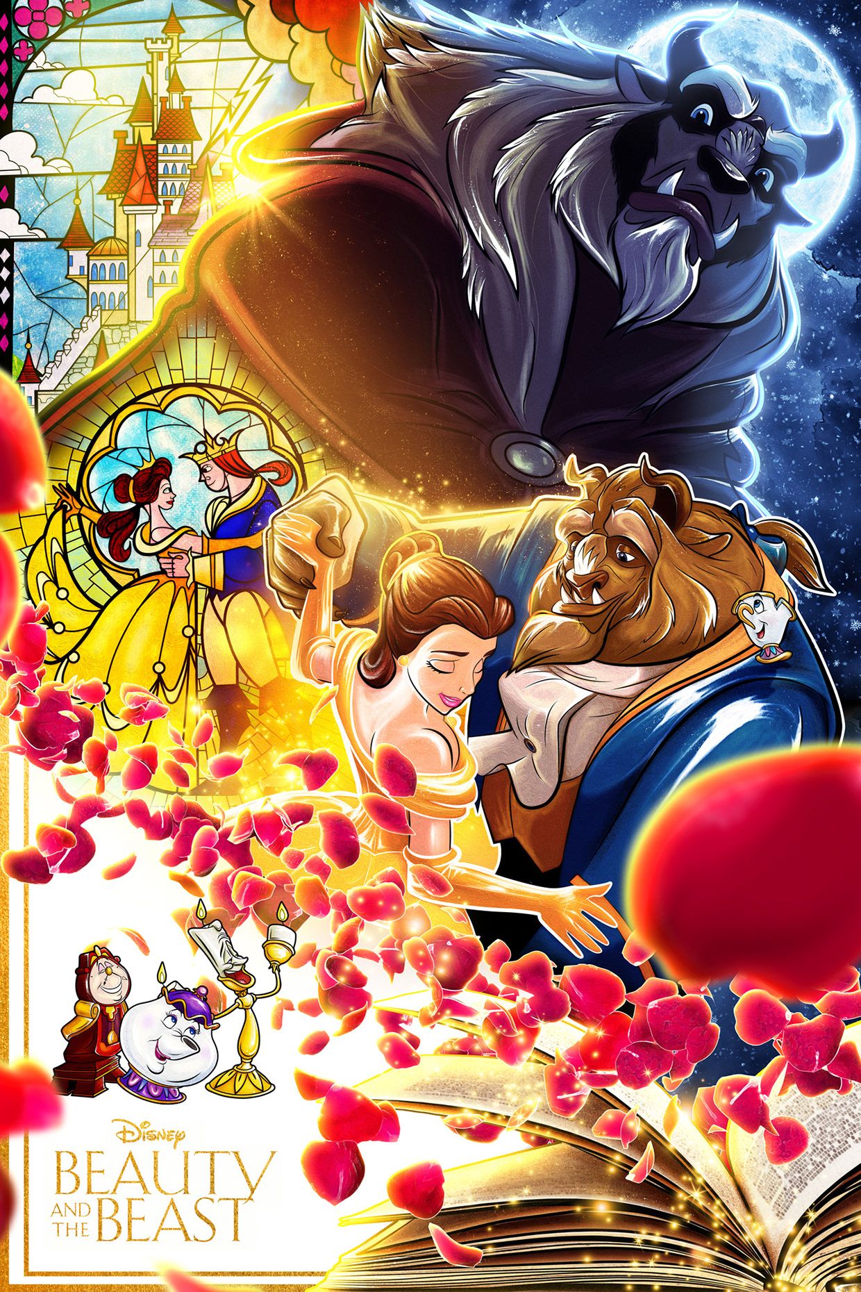 1240x1860 DISNEY AND THE BEAST (2020) - Behance