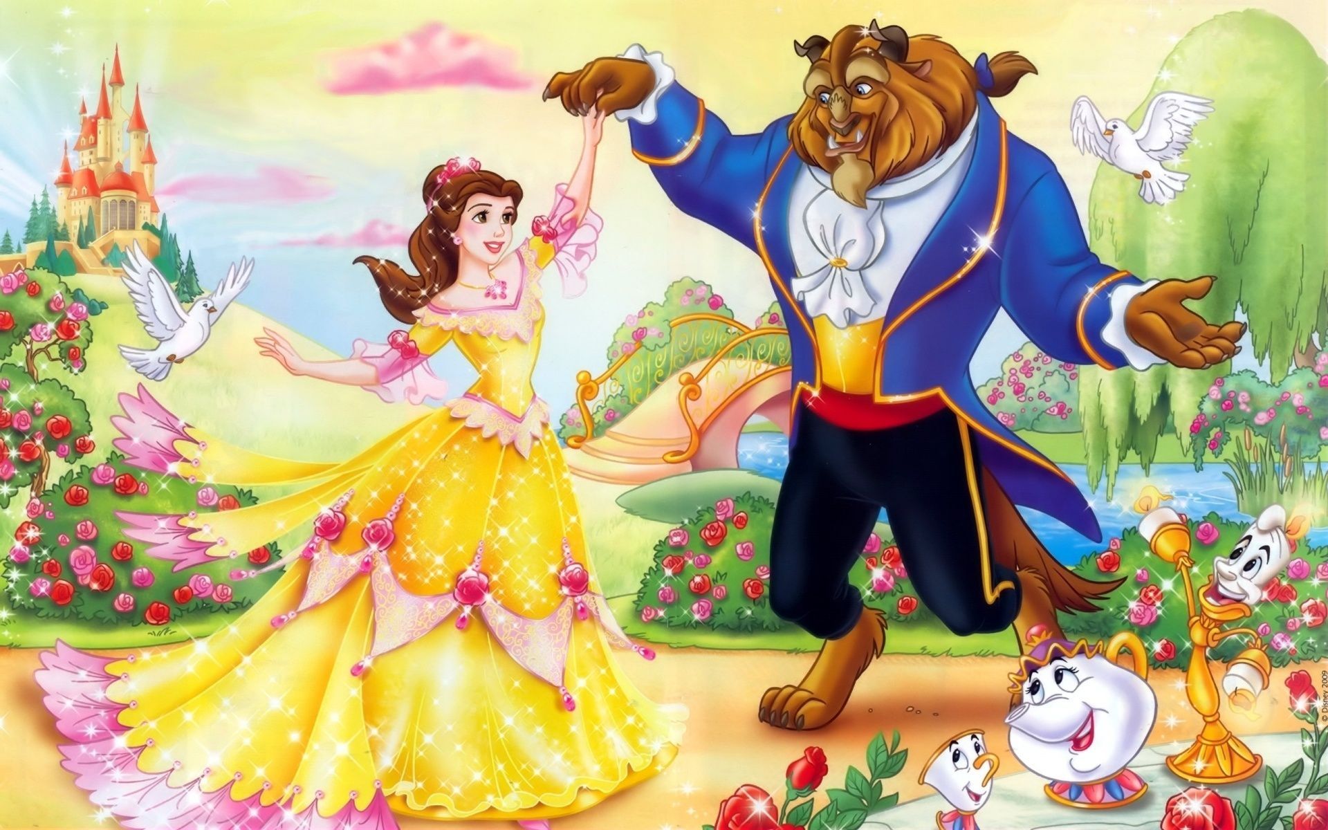 1920x1200 Belle (Disney) Wallpaper