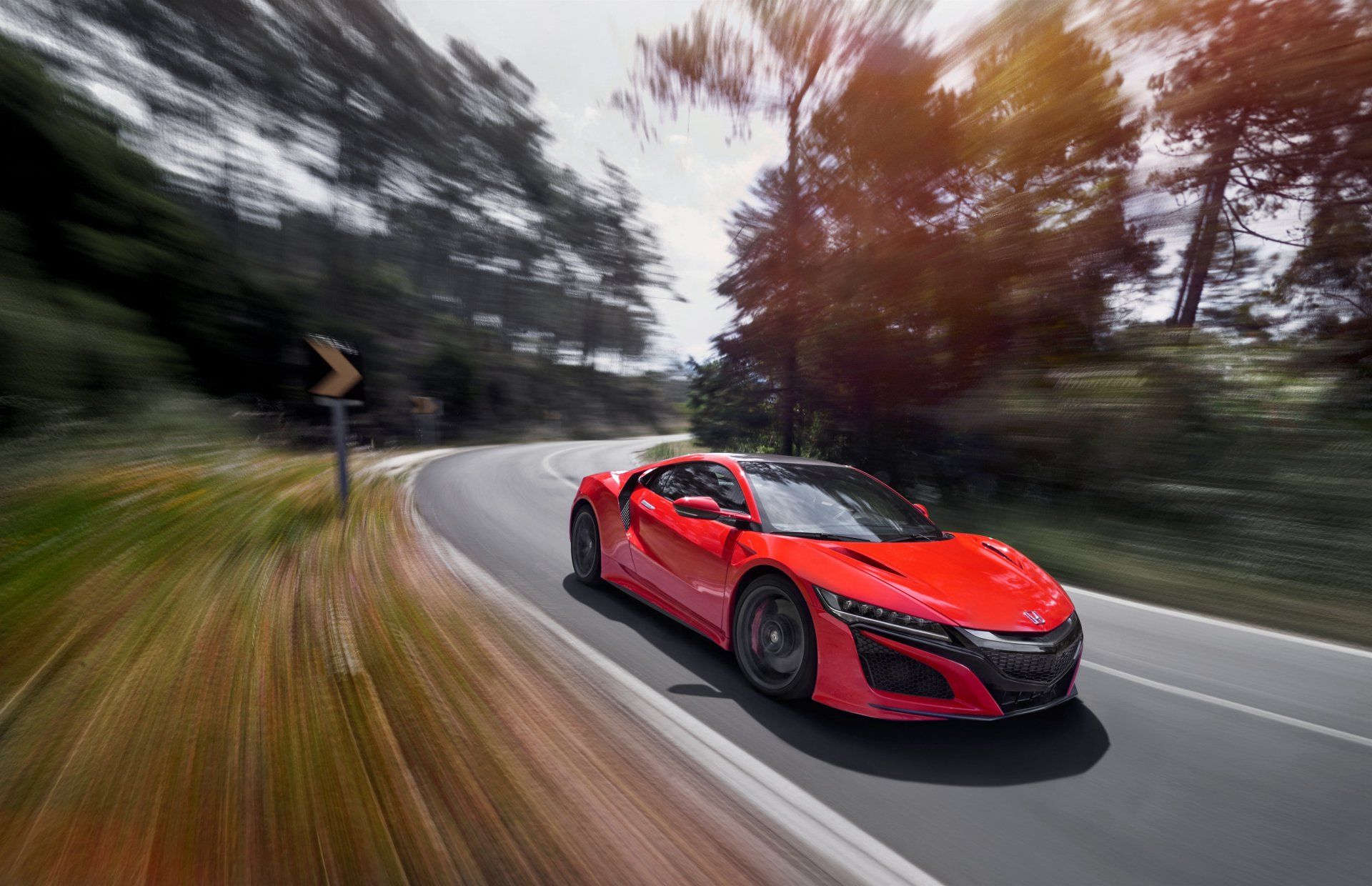 1920x1240 Honda NSX in Motion Ultra HD Supercar Blur Wallpaperx2645