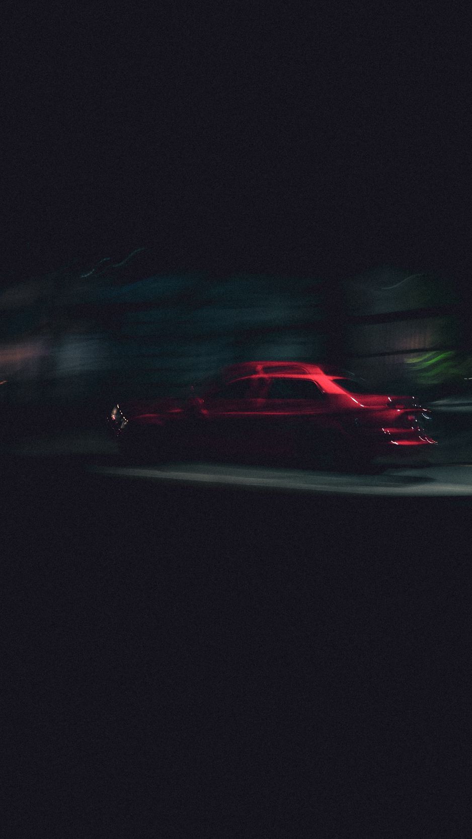 938x1668 Download Wallpaper 938x1668 Night, Car, Motion, Blur, Dark Iphone 8 7 6s 6 For Parallax HD Background