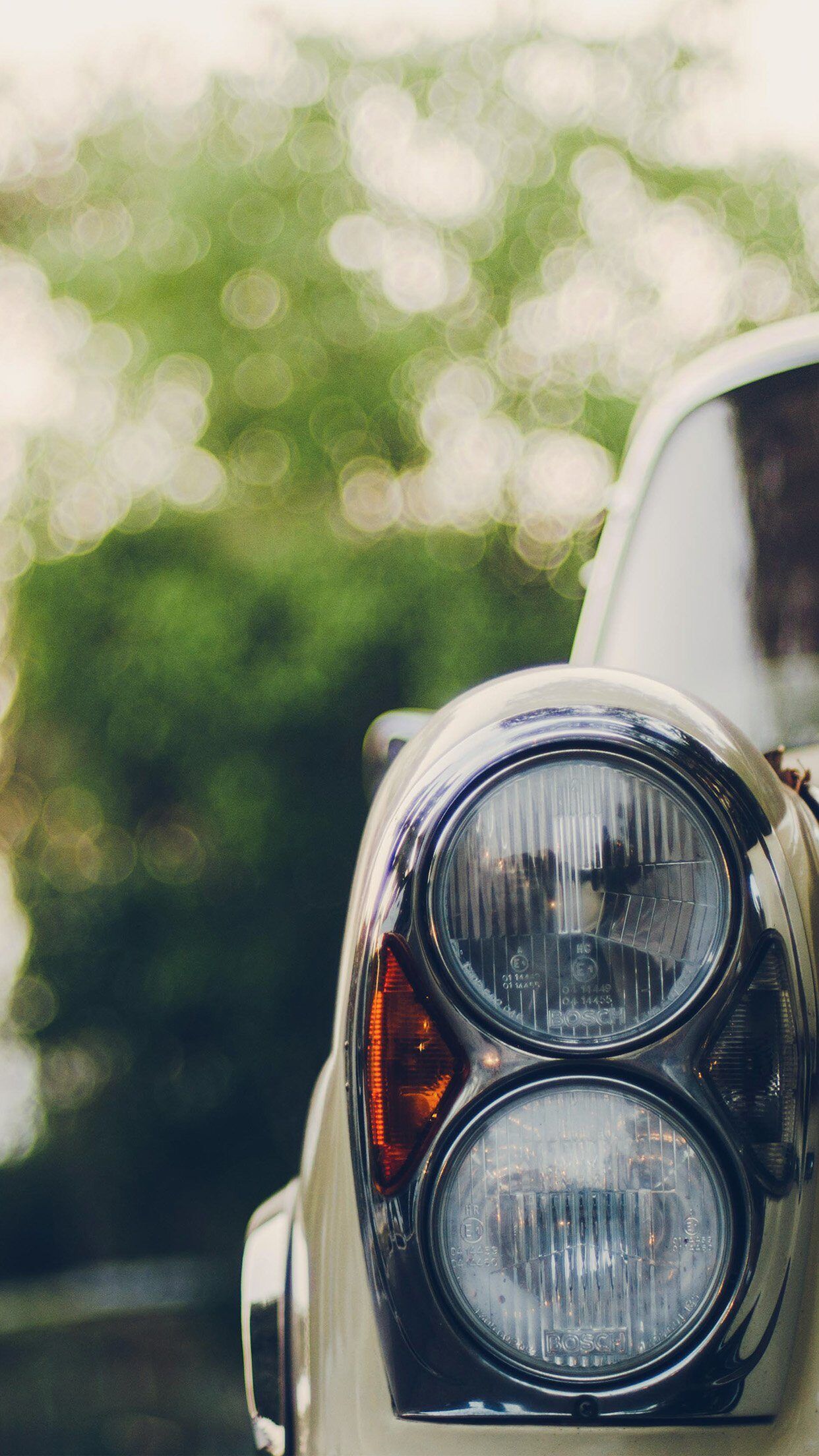 1242x2208 Car Blur Bokeh Light Art Nature Blue iPhone Wallpaper