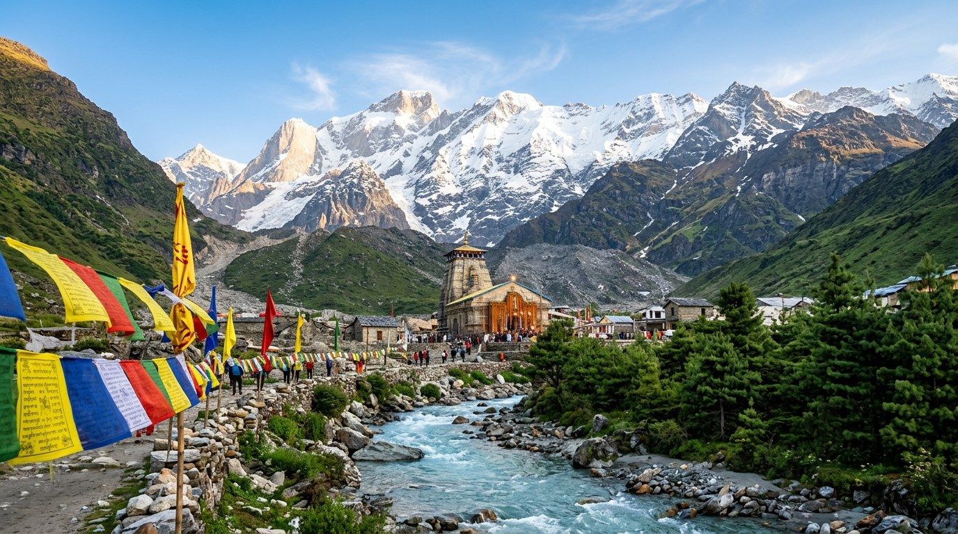 1376x768 Uttarakhand Gemini Prompt Copy and Paste (2026): Kedarnath, Pahadi & Temple AI Photo Prompts Prompt Adda