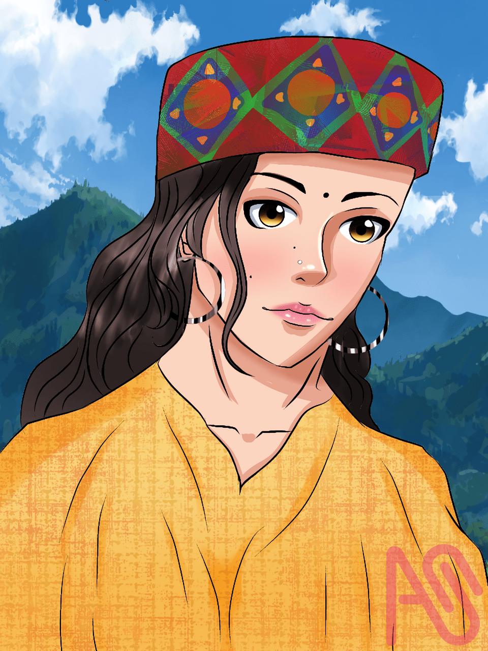 960x1280 Pahadi Girl Delusional ART street