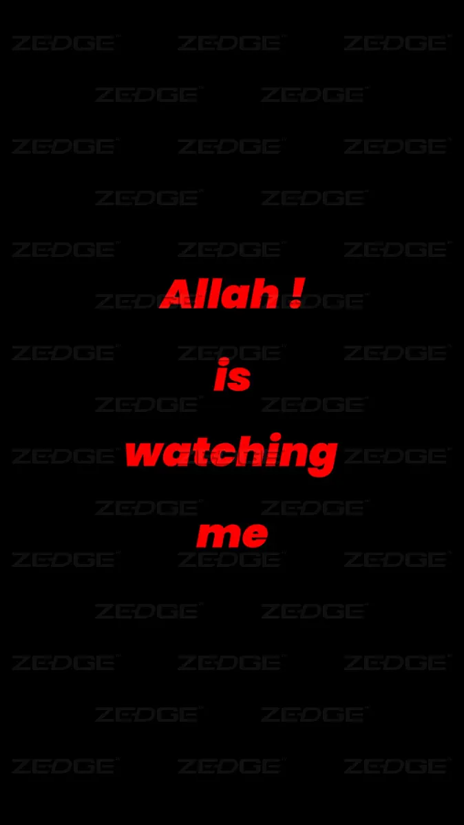 674x1198 Allah is watching me with black background wallpaper wallpaper by Syed Sazib Islam