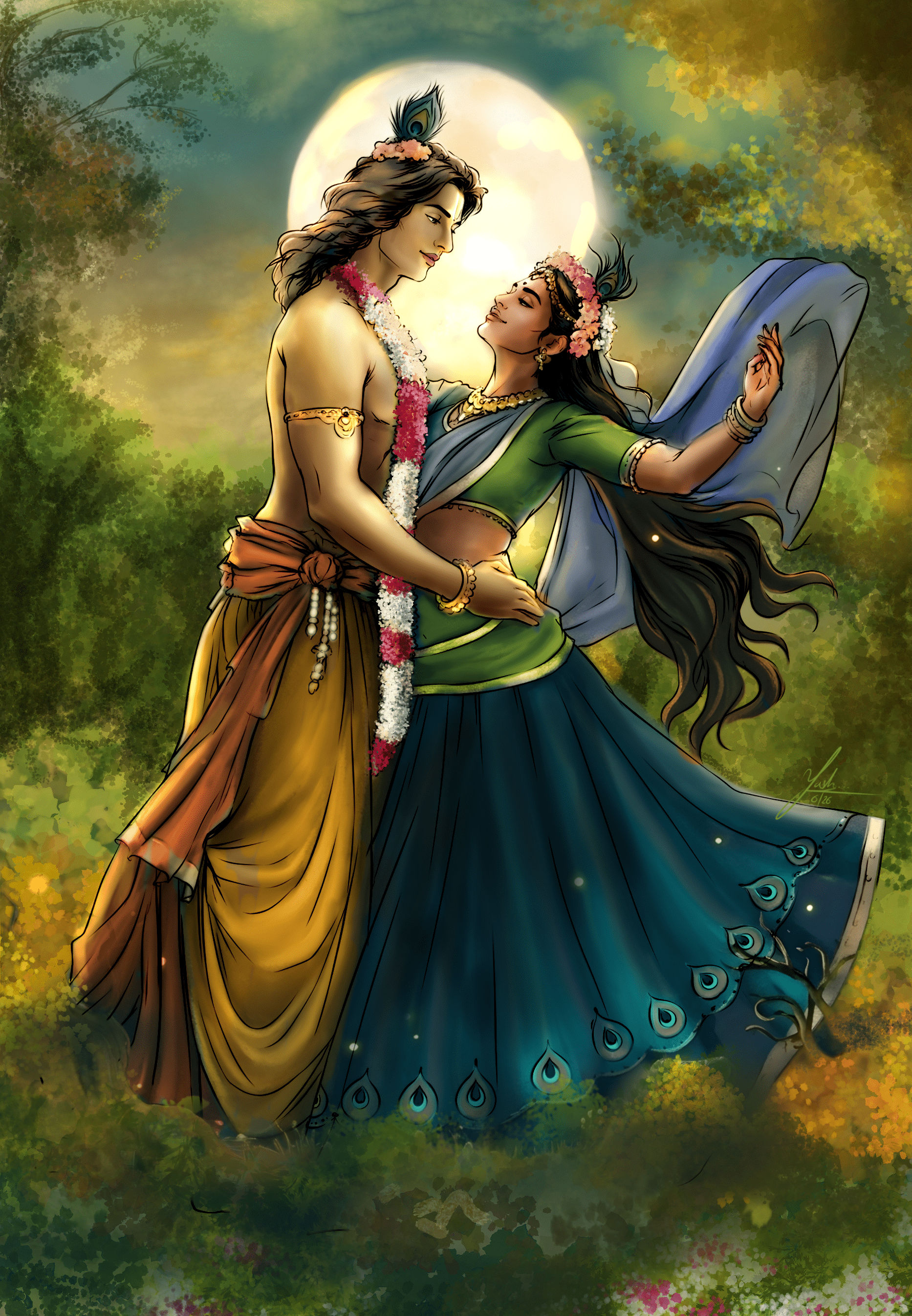 1866x2694 OC) Krishnavataram