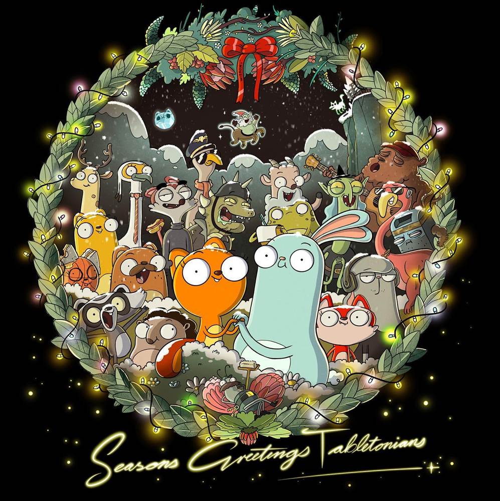 997x1000 Kiff” Co Creator Nic Smal Shares Seasons Greetings With Festive Character Art