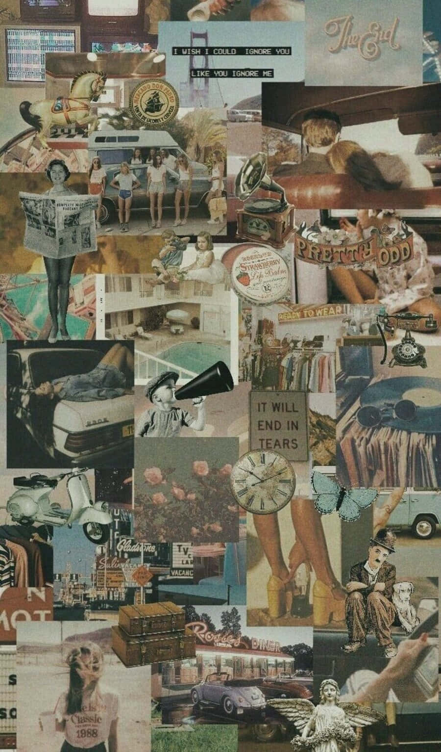 900x1533 Download Nostalgic 90's Vintage Retro Aesthetic Vibes Wallpaper