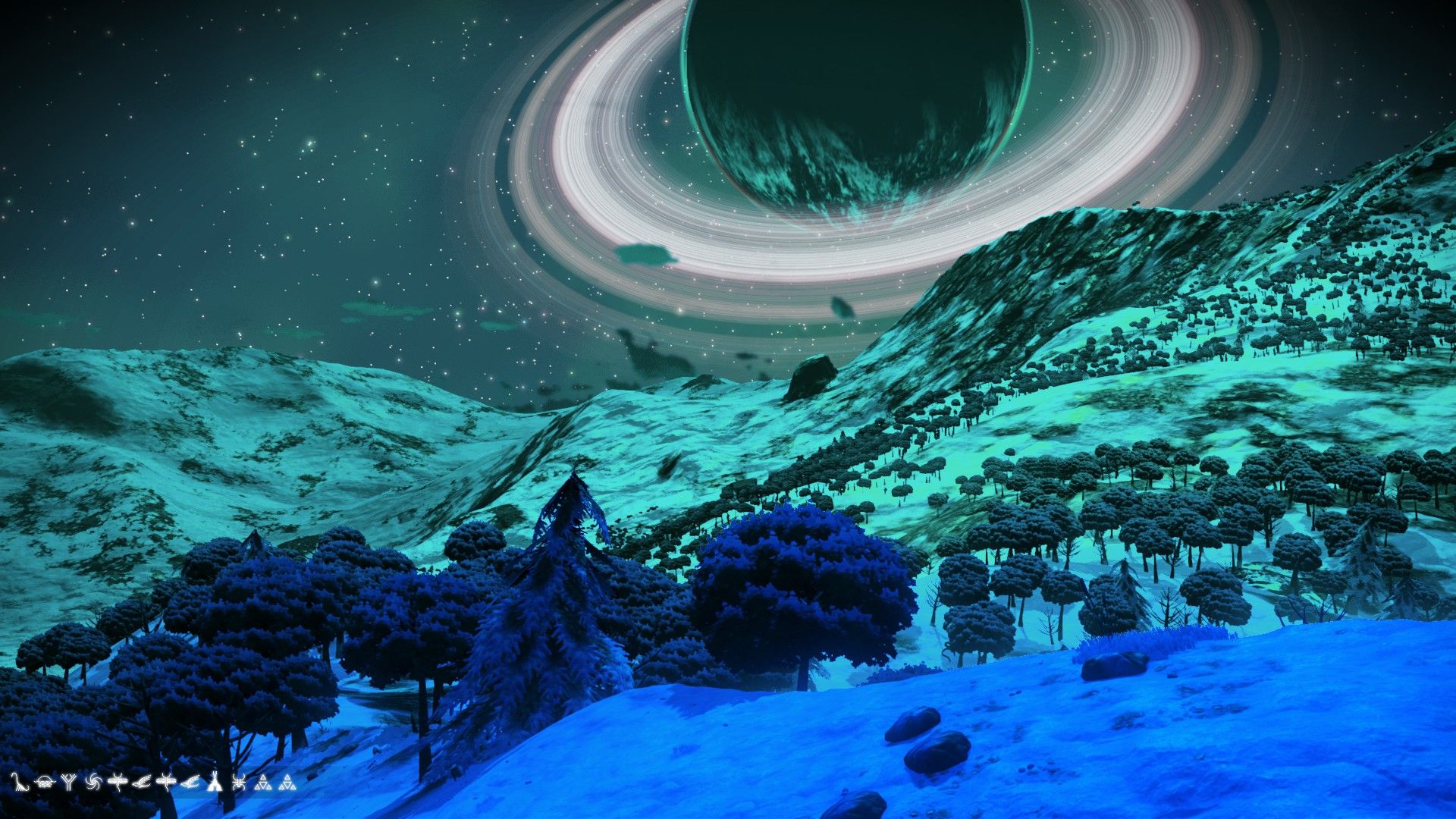 1920x1080 Frozen planets can be pretty too