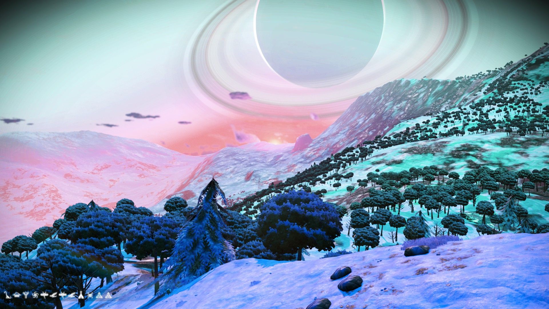 1920x1080 Frozen planets can be pretty too