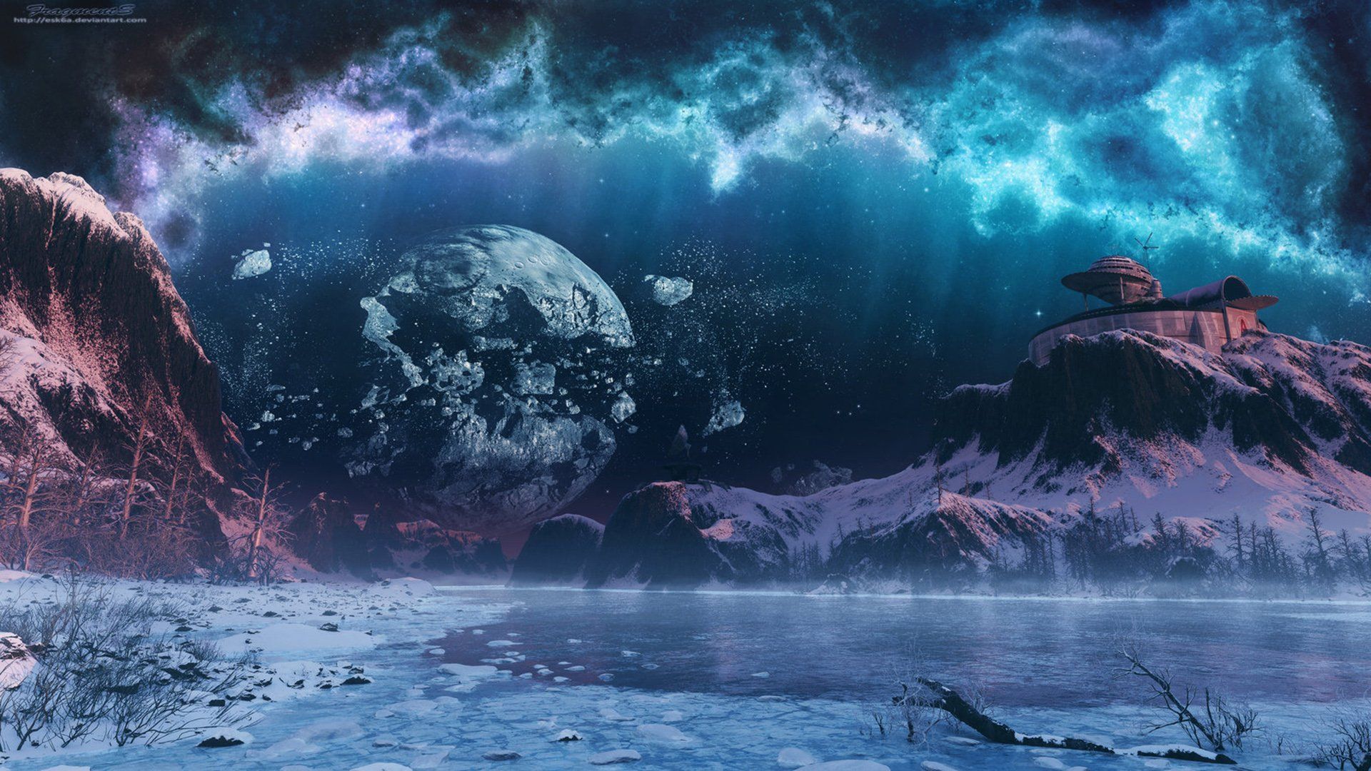 1920x1080 Frozen Alien Horizon