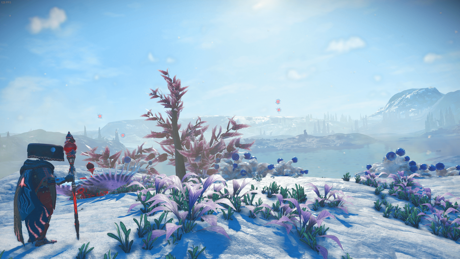 1920x1080 A frozen planet with snowfall