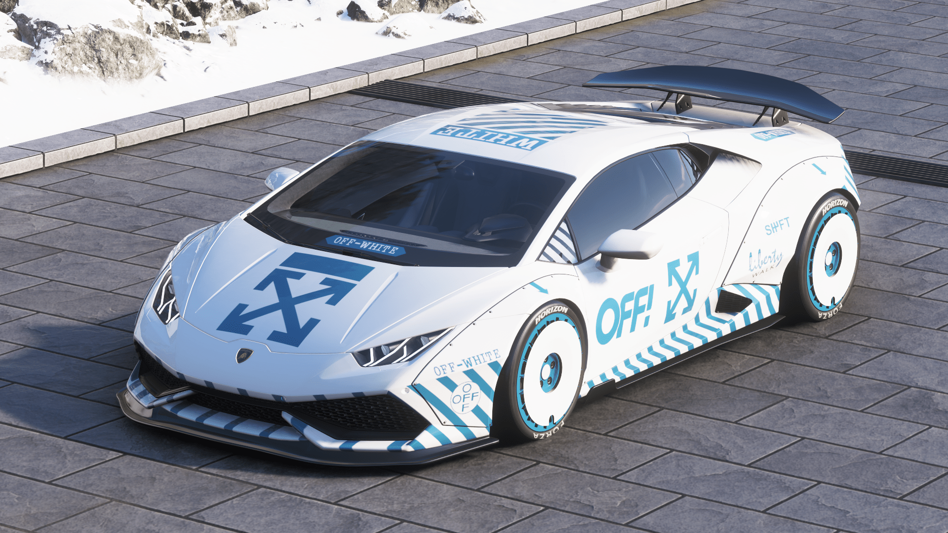 1920x1080 Lamborghini Huracán LP 610 4 Liberty Walk WHITE 824 262