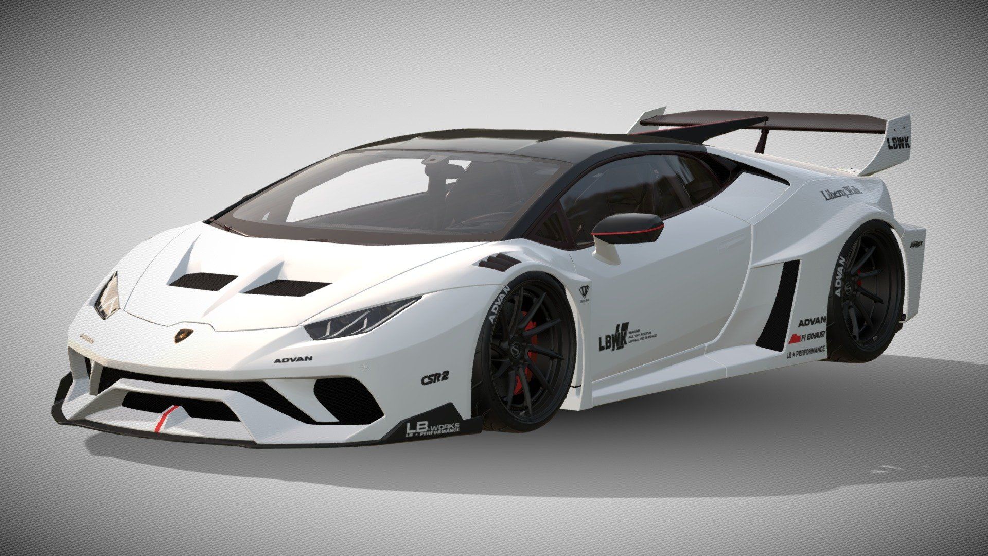 1920x1080 Lamborghini Huracán GT LBSilhouette Free 3D model by Ddiaz Design [581ec40]