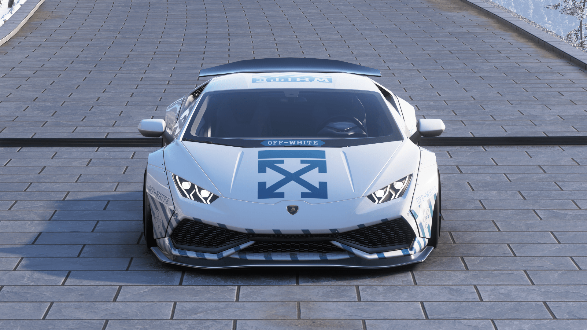 1920x1080 Lamborghini Huracán LP 610 4 Liberty Walk WHITE 824 262