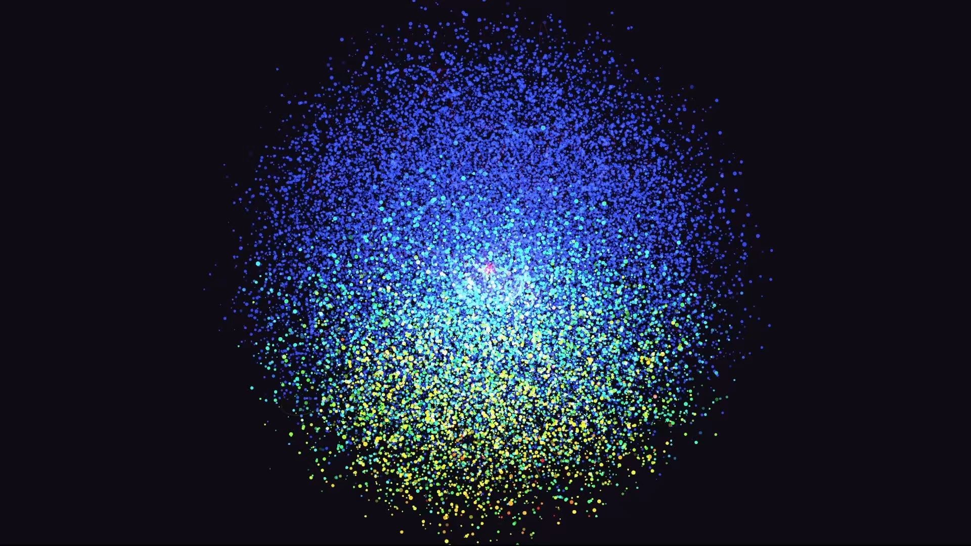 1920x1080 Pink Floyd + Cymatics in a particle system