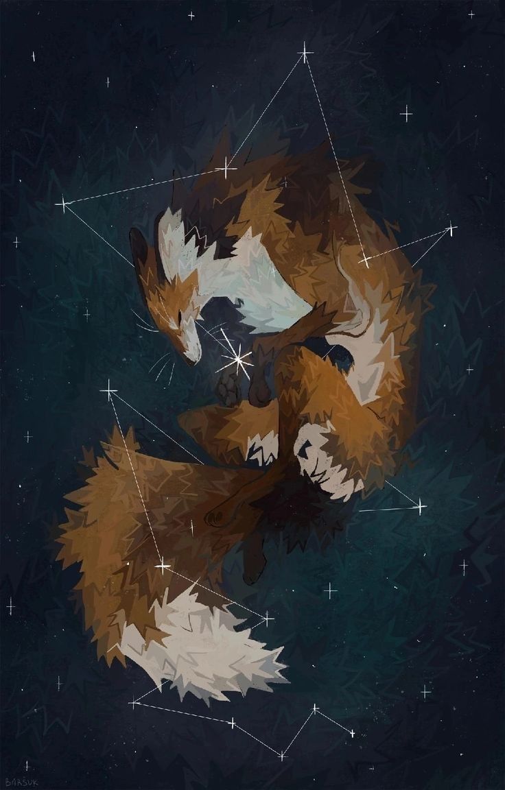 736x1152 Therian wallpaper ideas. fox background art, fox background, fox drawing wallpaper