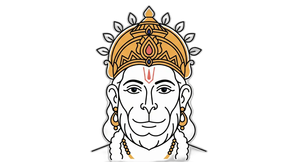 1250x682 Hanuman PNG Warrior Style Image PNG (HD)