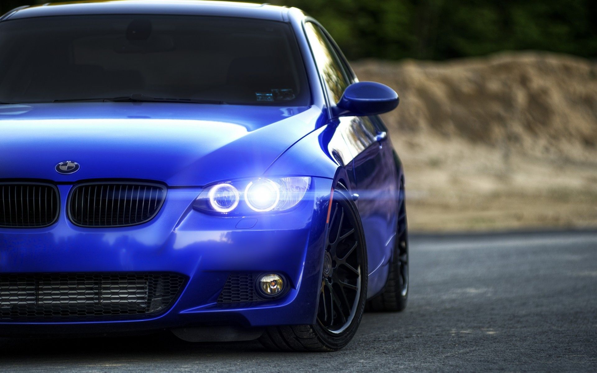1920x1200 car, BMW, Rims, Blurred, Blue Cars Wallpaper HD / Desktop and Mobile Background