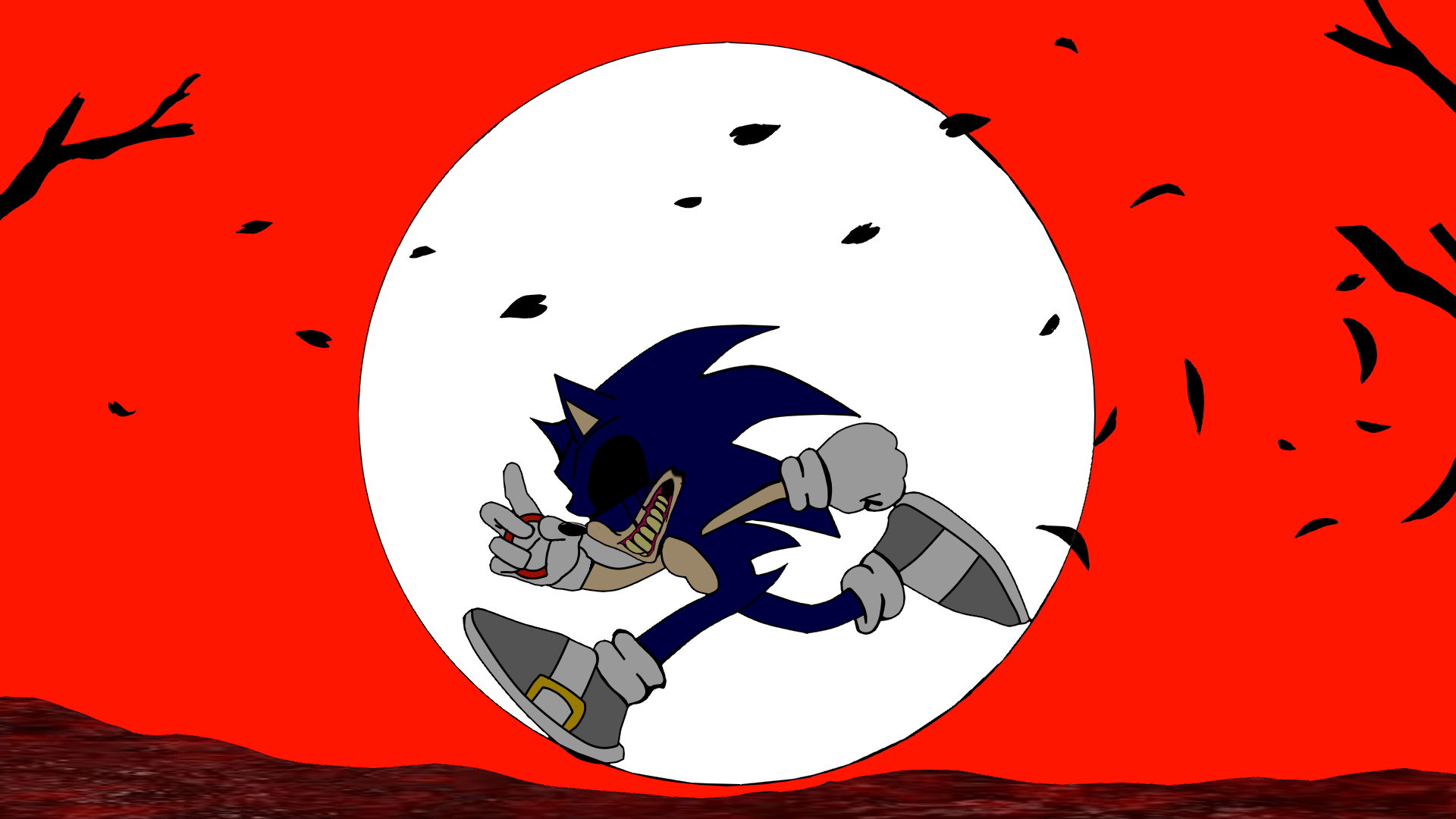 1920x1080 Imagine if Finishing Sonic Legacy at 100% made you unlock a Wallpaper. (Art by me)