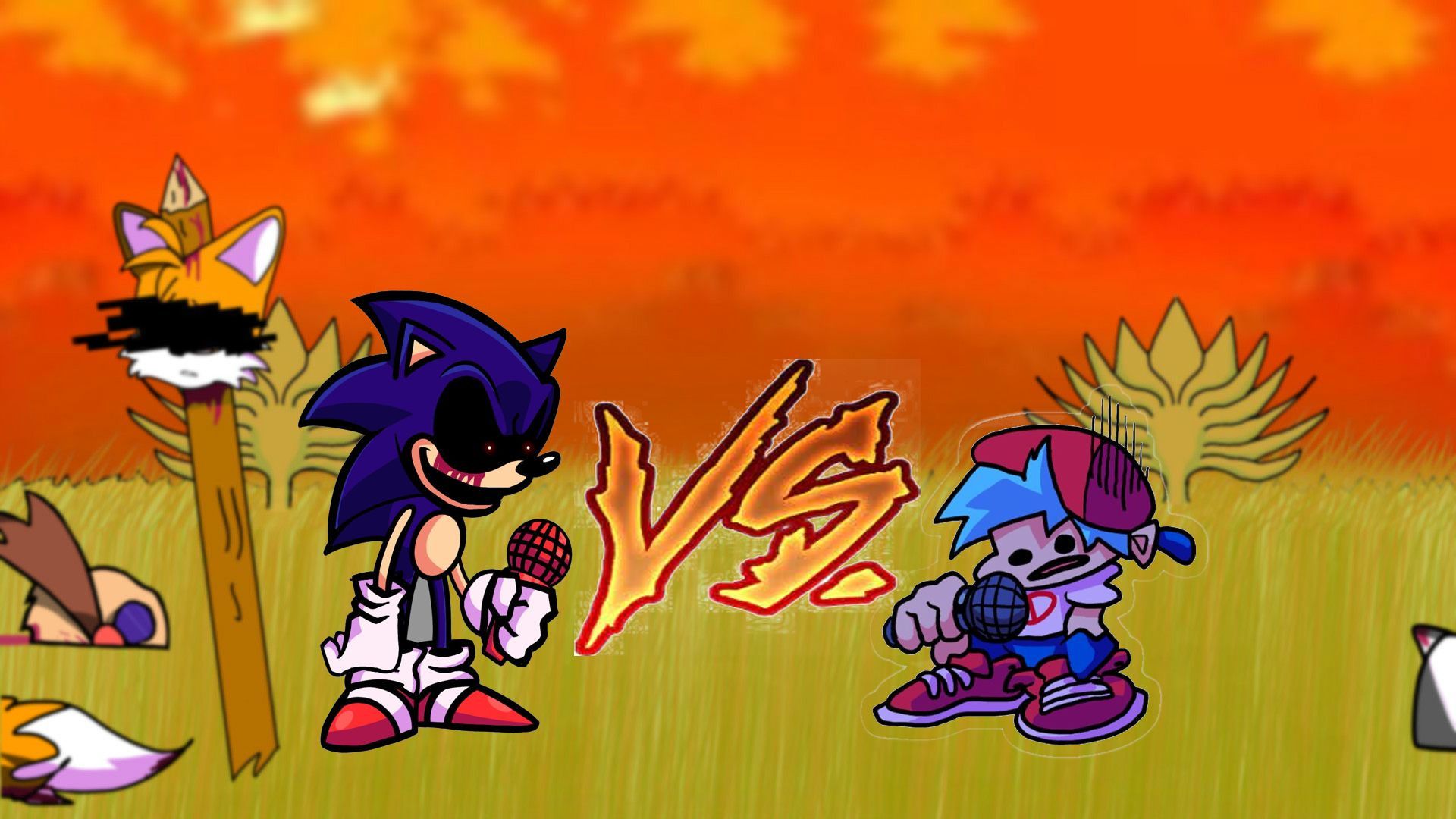 1920x1080 Sonic.exe fnf 2.5 demo Mod for Friday Night Funkin'