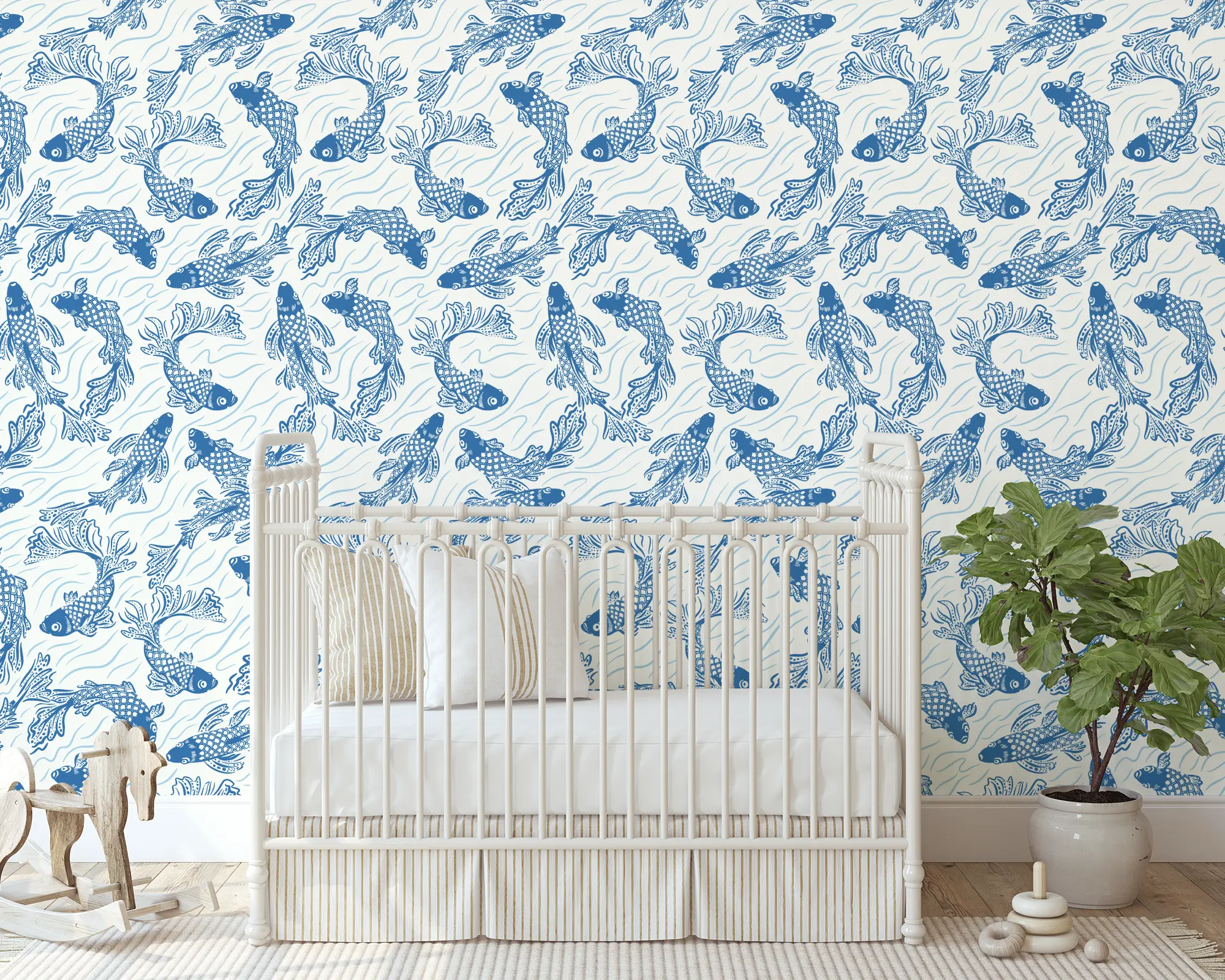 2000x1600 Koi Pond Peel And Stick Removable Wallpaper. Love vs. Design