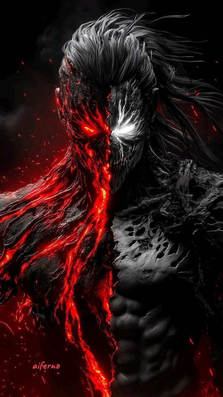 736x1308 God of insanity. Evil gods art, Demon mode wallpaper, Karakter dark