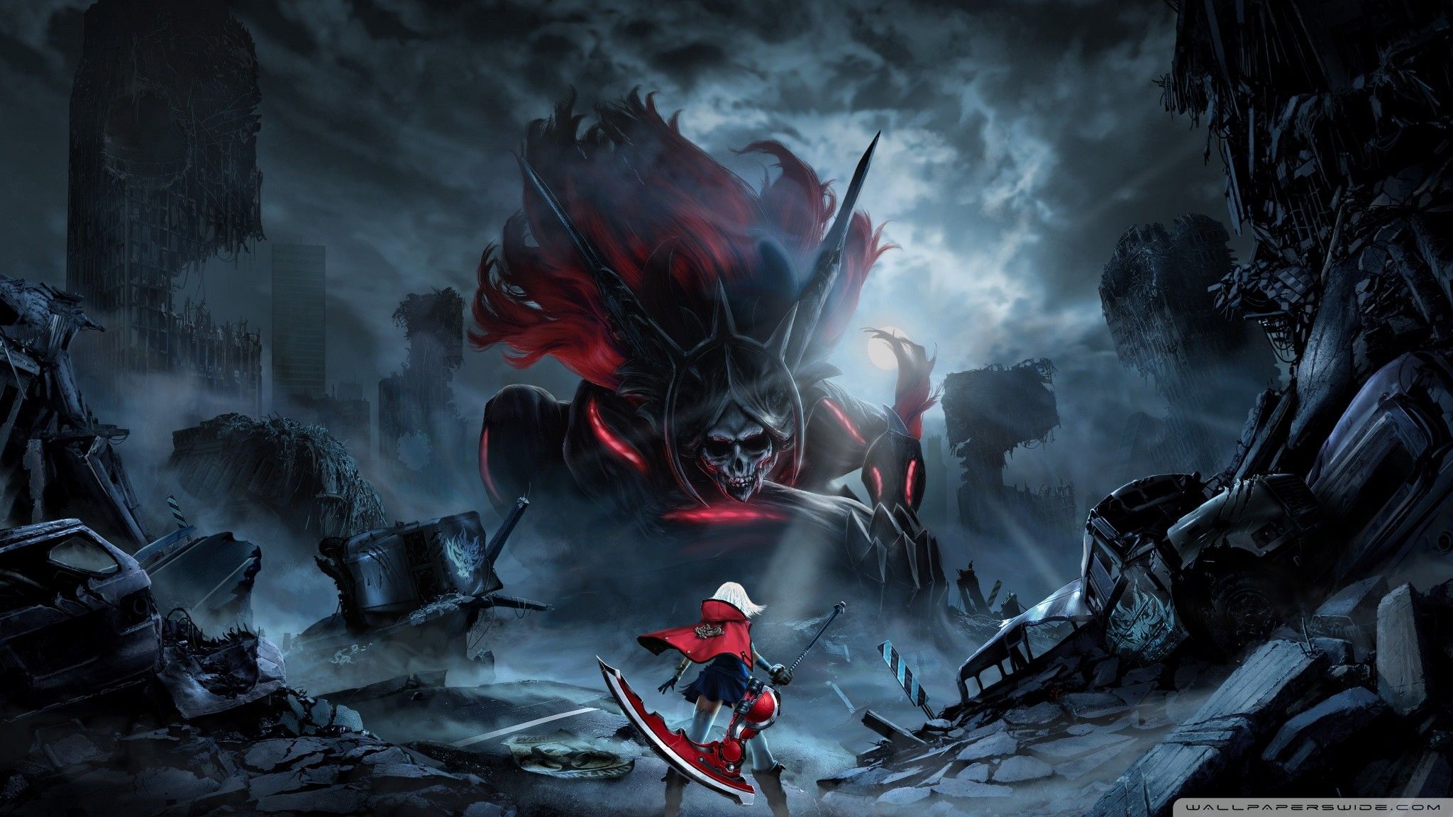 2048x1152 God Vs Devil