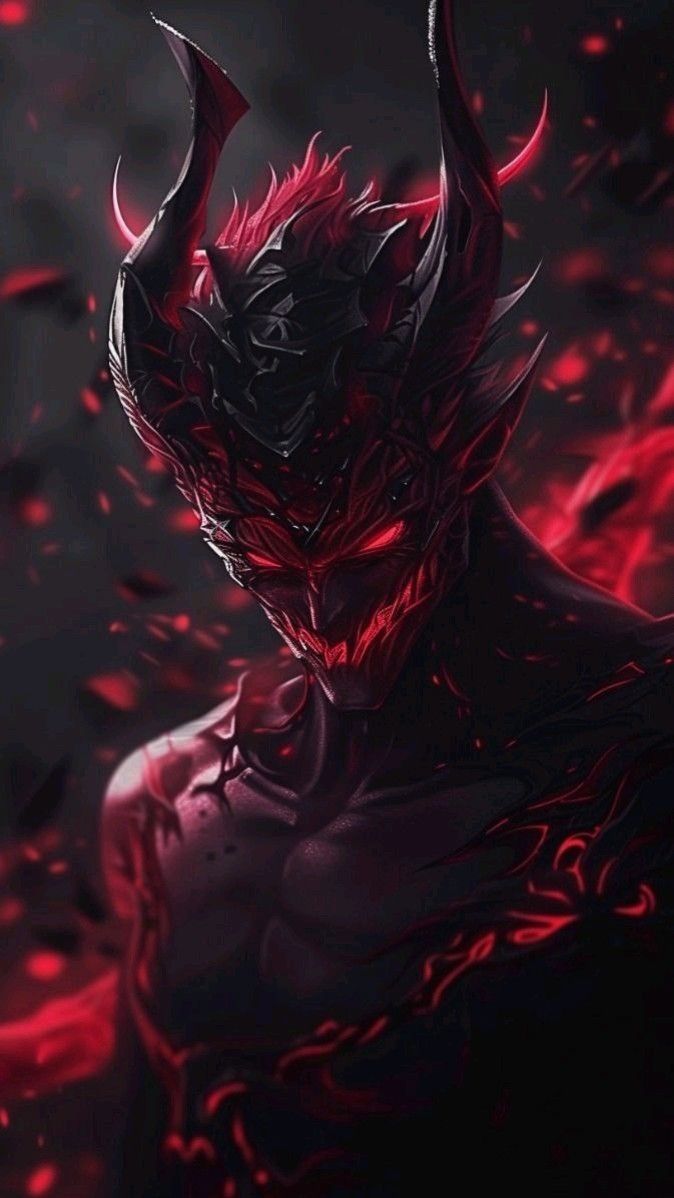 674x1198 Monster iblis. Red devil wallpaper, Leviathan demon, Demon god