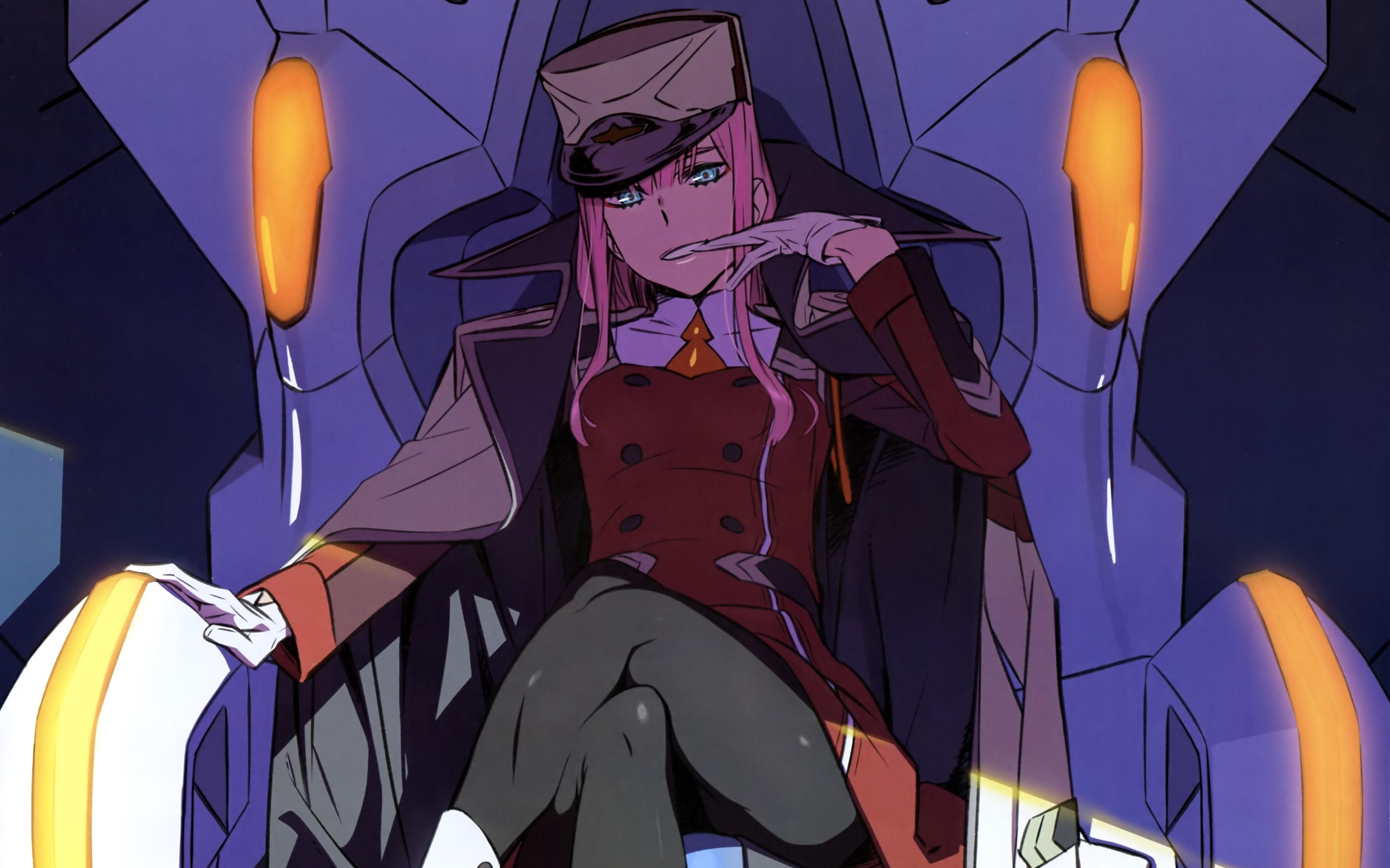 4100x2562 Zero Two Wallpaper: Phone Sized Version