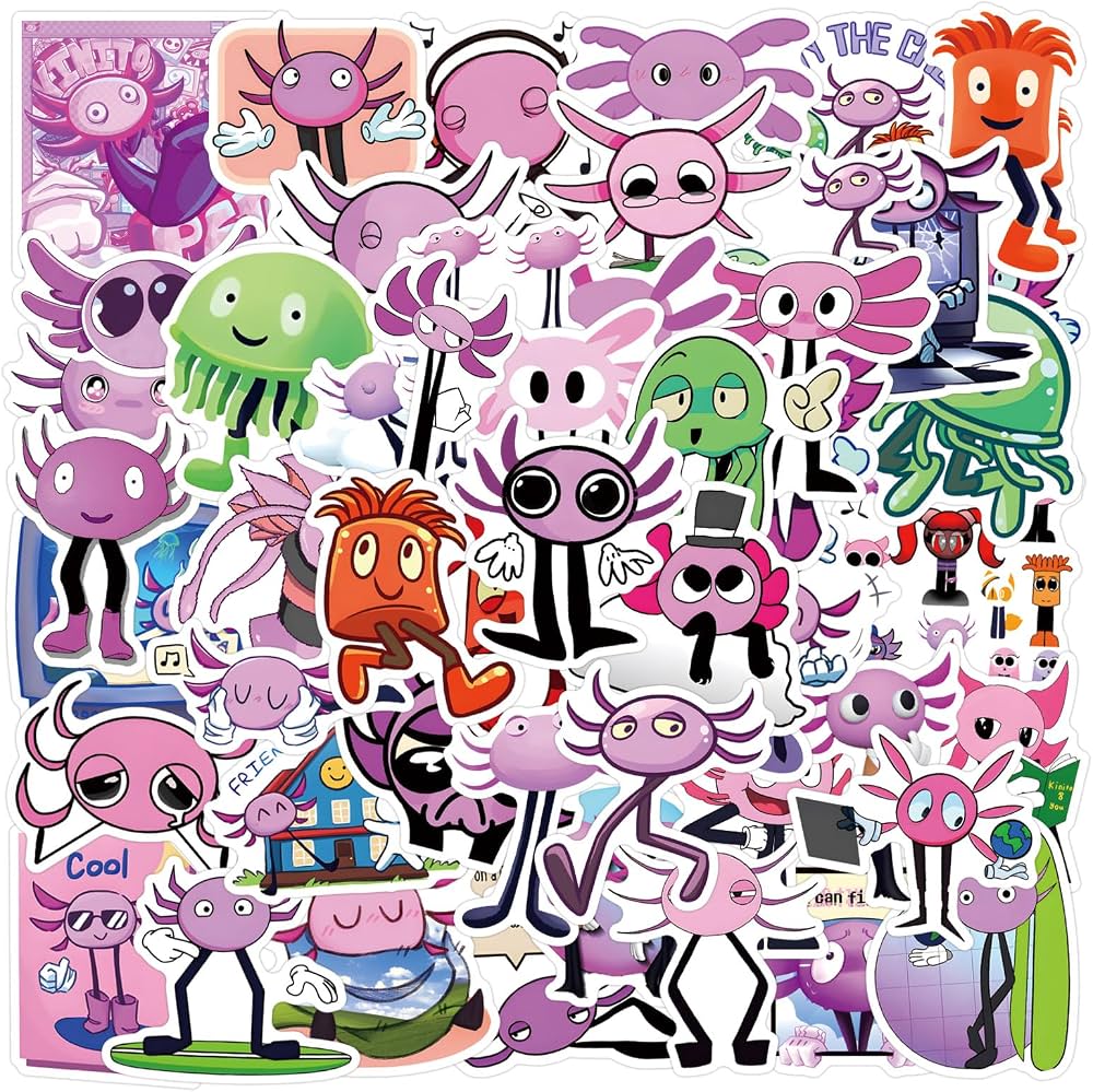 1000x999 50 Piece KinitoPet Cute Vinyl Waterproof Sticker : Amazon.ae: Computers