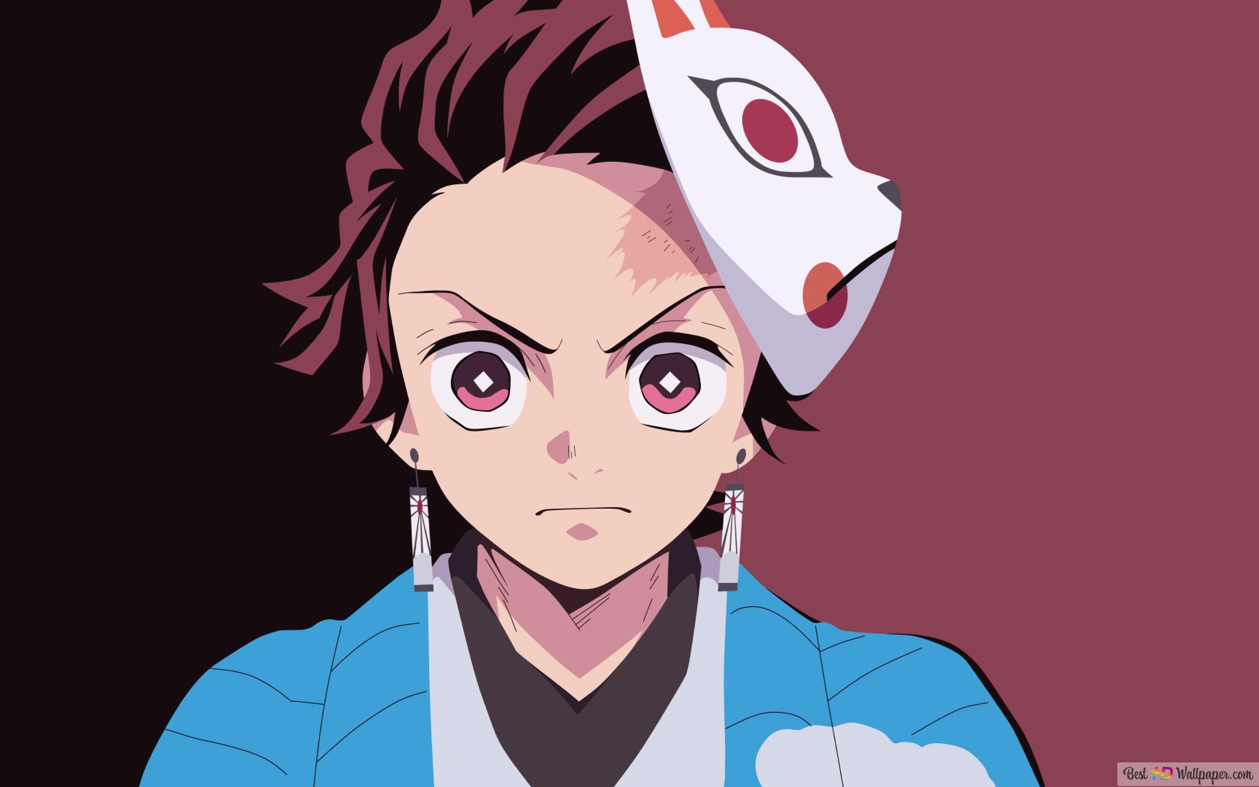 2560x1600 Demon slayer: kimetsu no yaiba characters tanjiro kamado very angry 4K wallpaper download