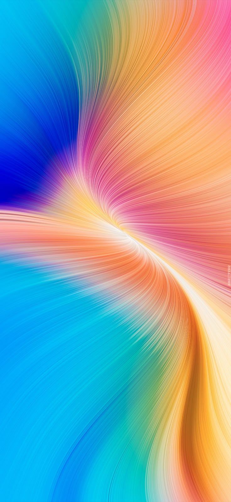 736x1594 Abstract colorful swirl background. Colorful digital art design, Creative phone wallpaper ideas, Abstract wallpaper background