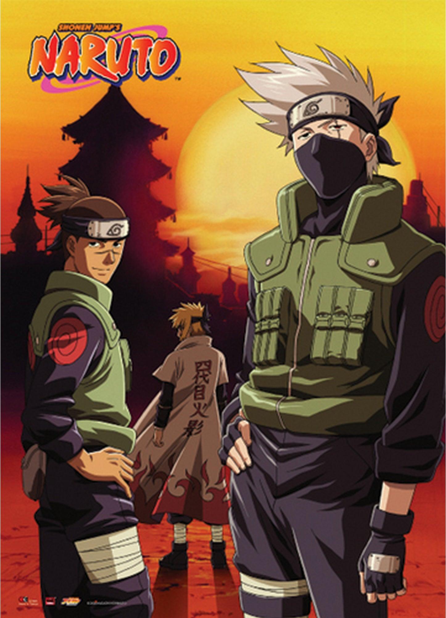 1446x2000 Naruto Hatake & Iruka Umino Wall Scroll