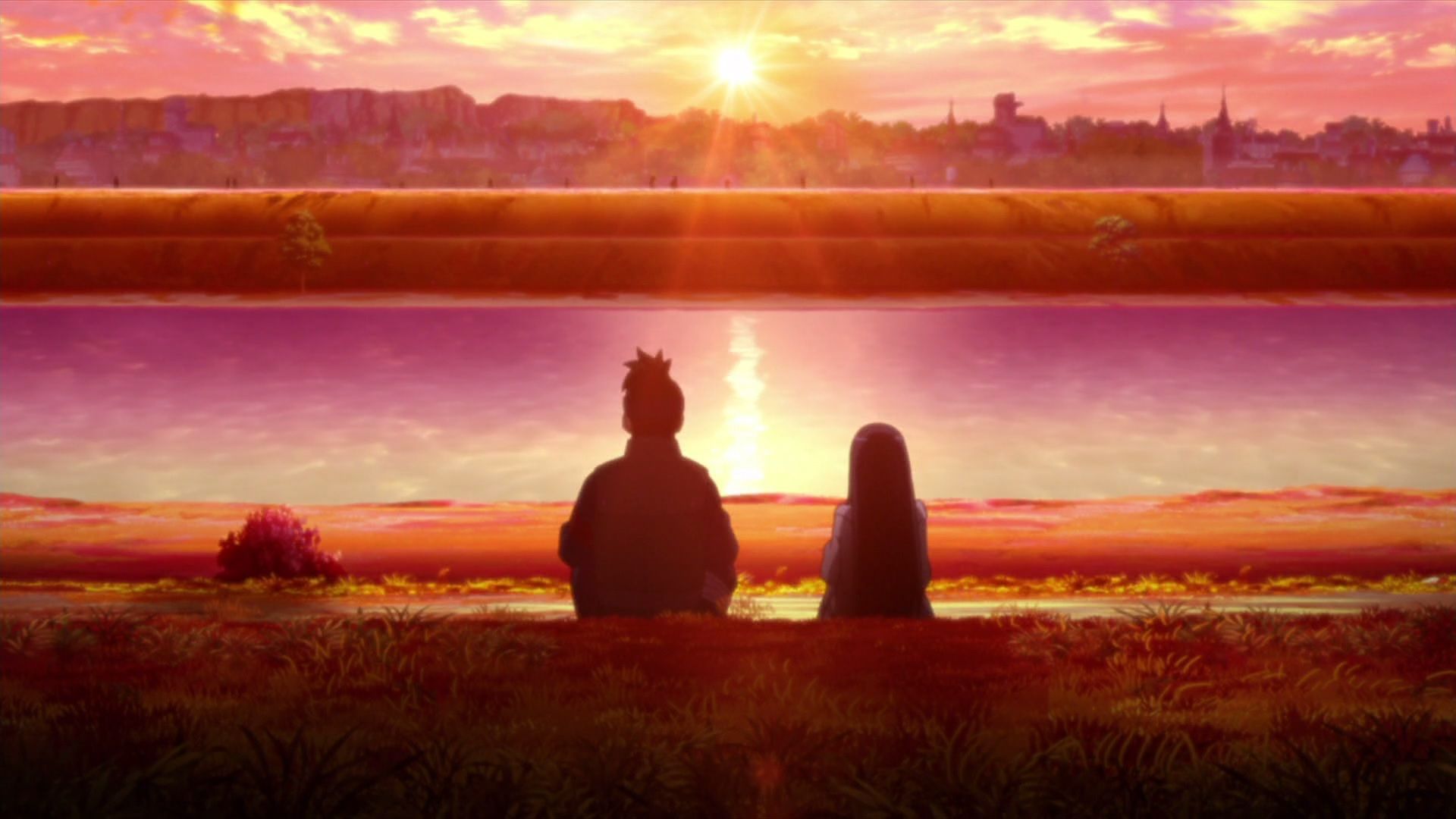 1920x1080 Hinata and Iruka talk about Naruto. Daily Anime Art