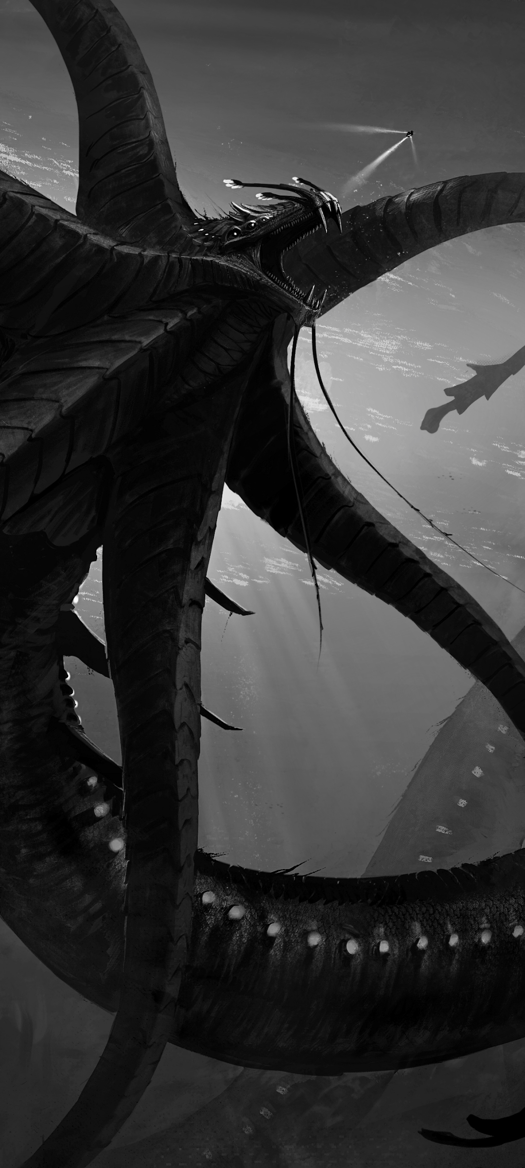 1080x2400 Subnautica: Abyssal Leviathan Wallpaper