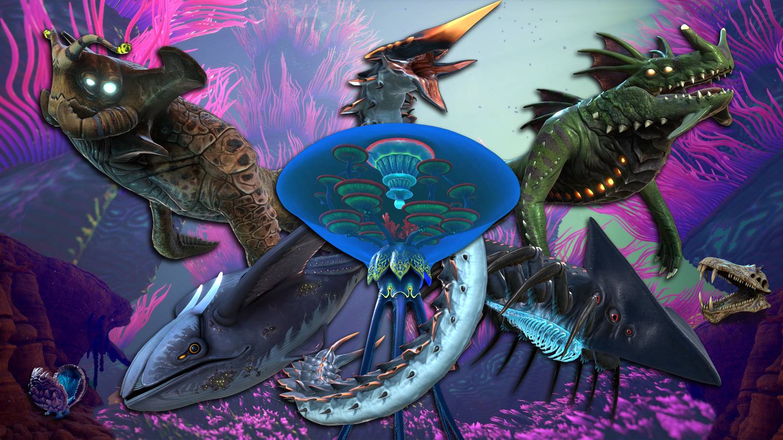 1600x900 All Leviathans In The Subnautica Franchise, Ranked By Size