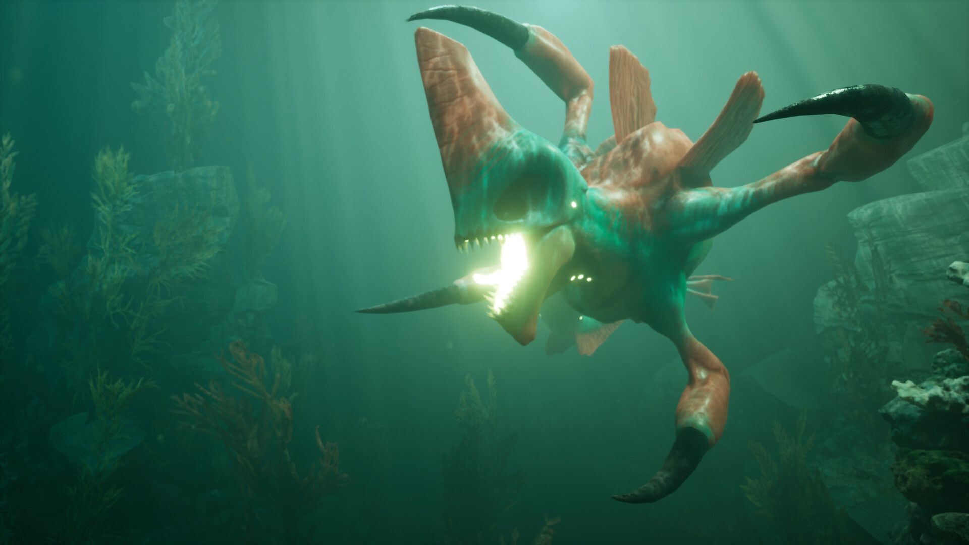 1920x1080 Elizabeth Martinez Leviathan Redesign [Subnautica Fan Art]