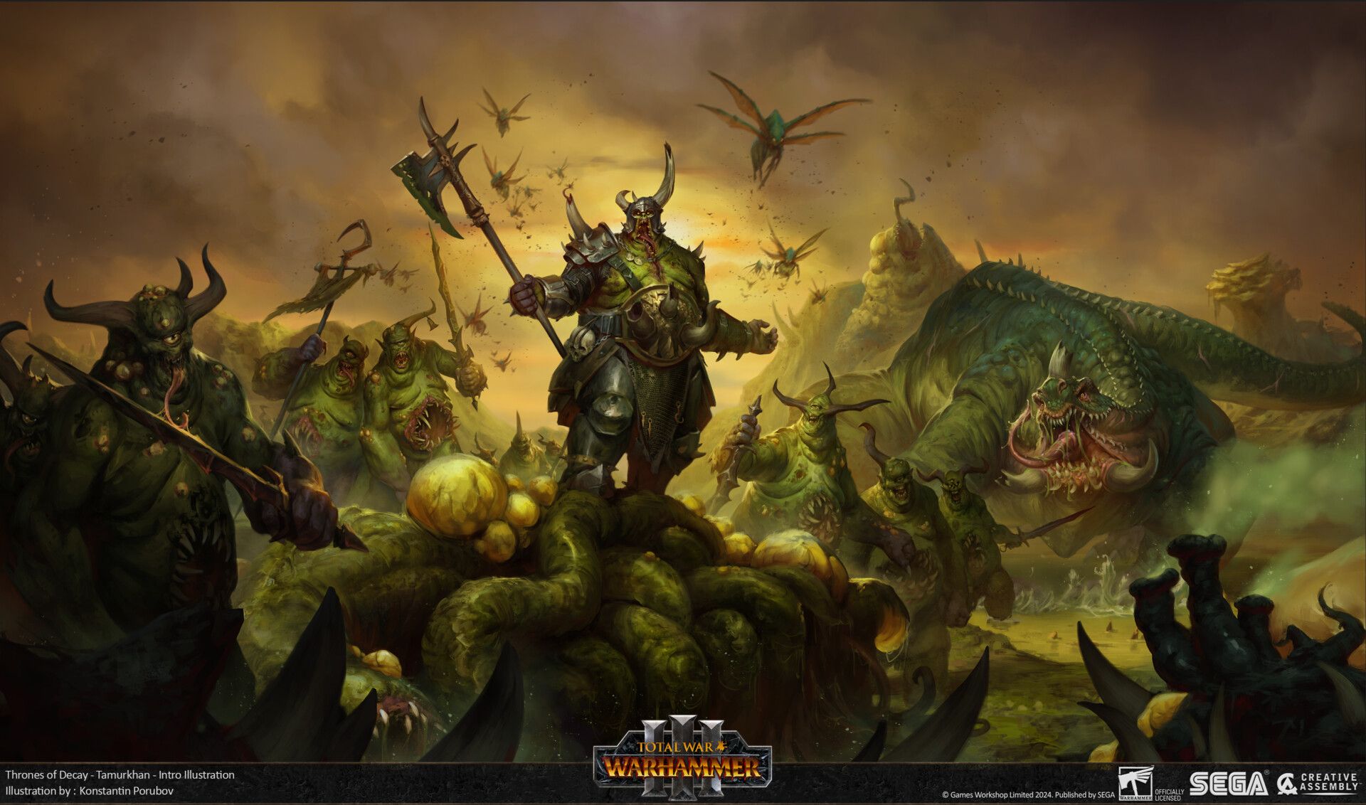 1920x1132 Illustrations for Total War Warhammer 3