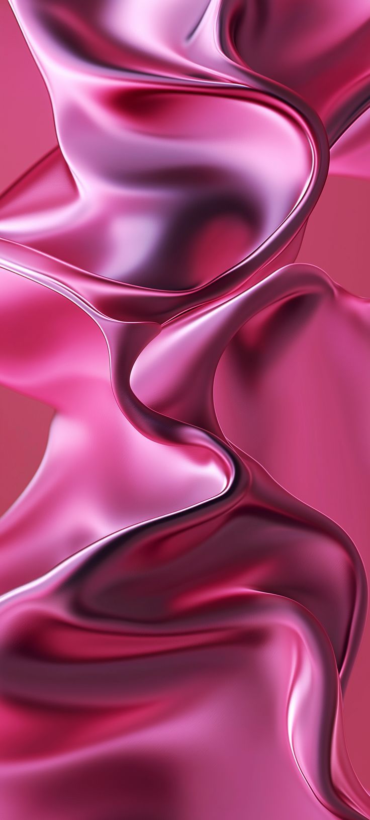 736x1631 Bright pink phone wallpaper. Pink liquid glass wallpaper iphone, Burga wallpaper, Pink polka dots wallpaper