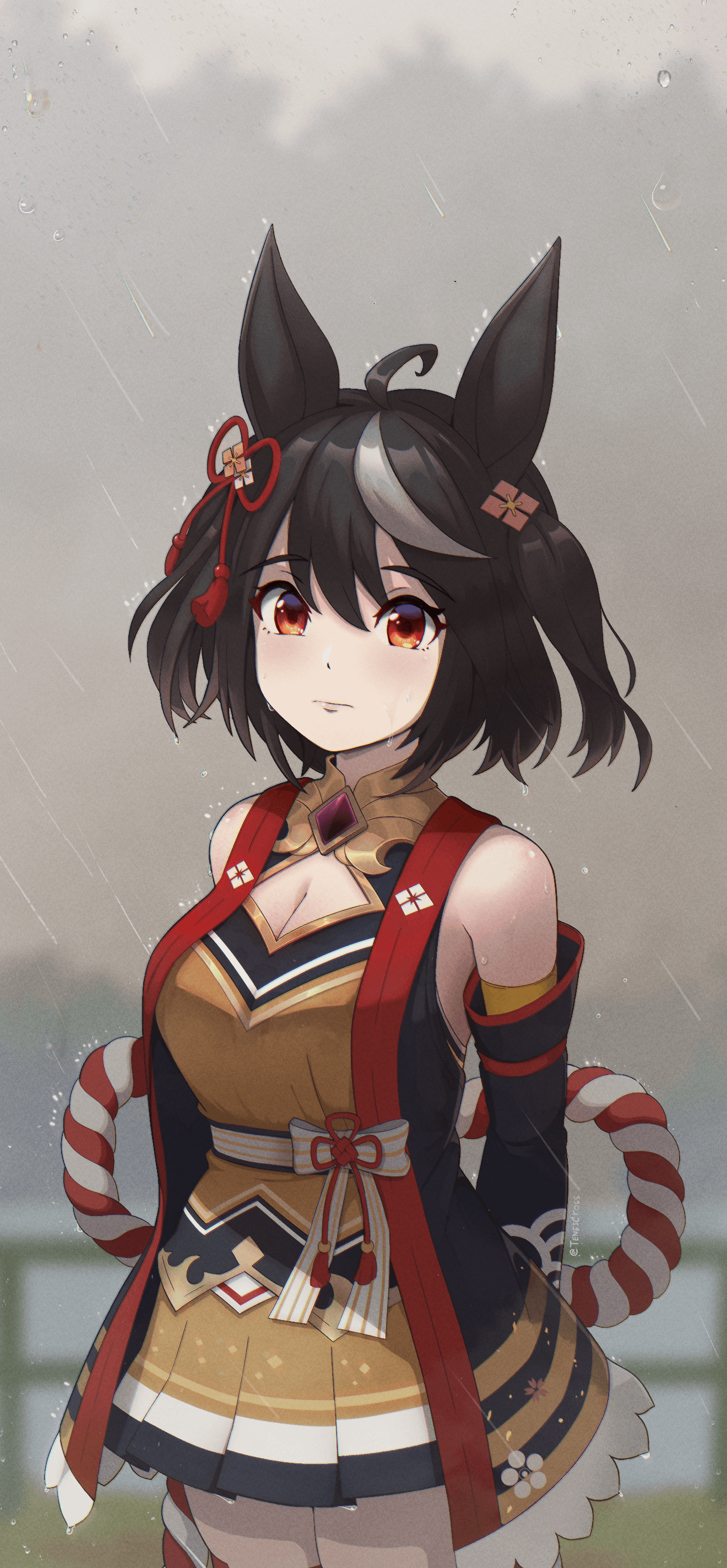 1320x2847 Phone wallpaper Kitasan Black┃┃