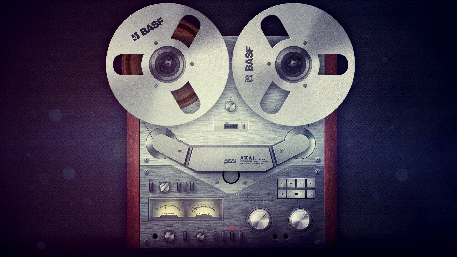 1920x1080 Download Audio Retro Music Tape Reel To Reel HD Wallpaperx1080