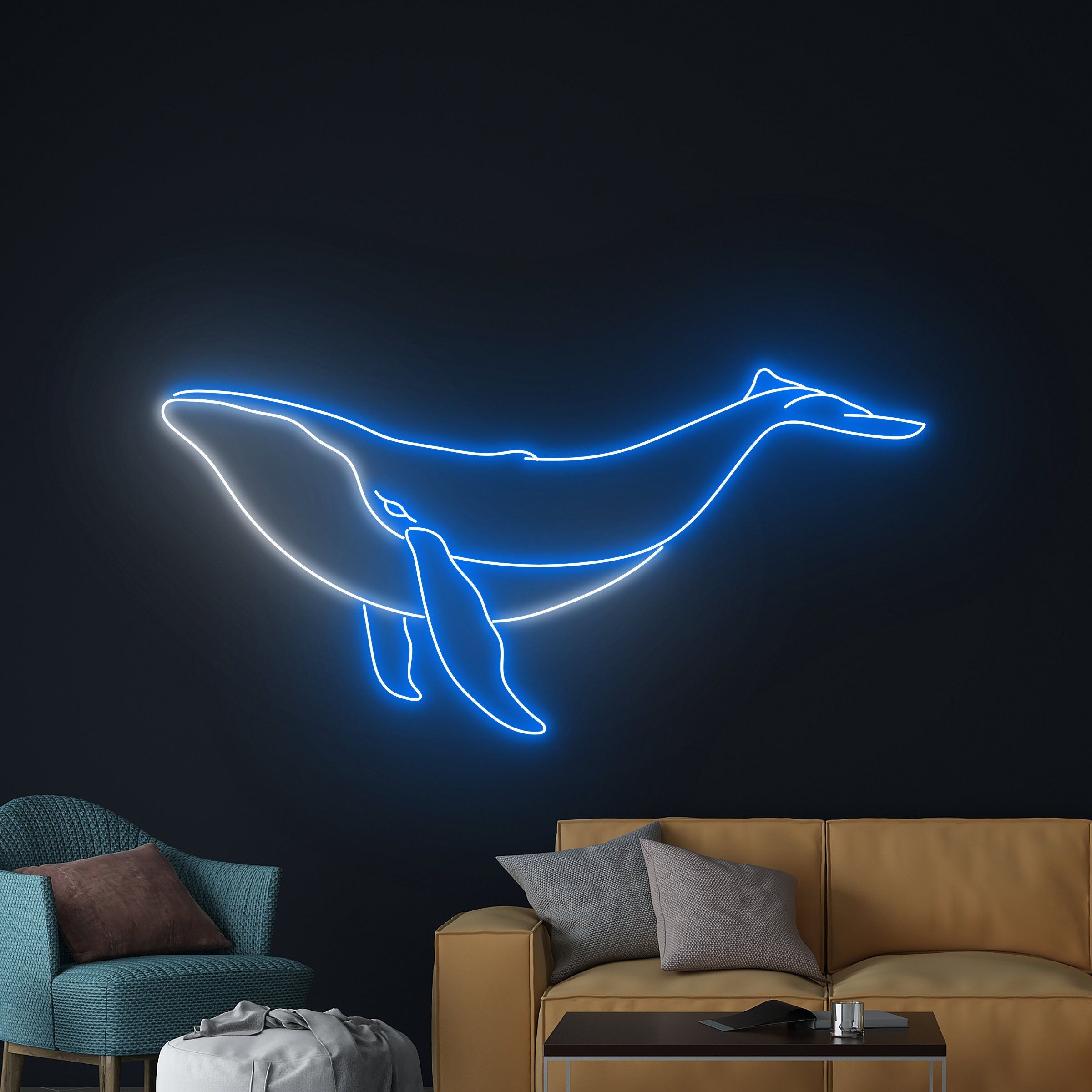 2400x2400 Whale Neon Sign, Cute Whale Neon Sign, whale Led Light, Custom Whale Led Sign, Home Room Zoo Wall Art Decor, Animal Sea Lover Neon Decor