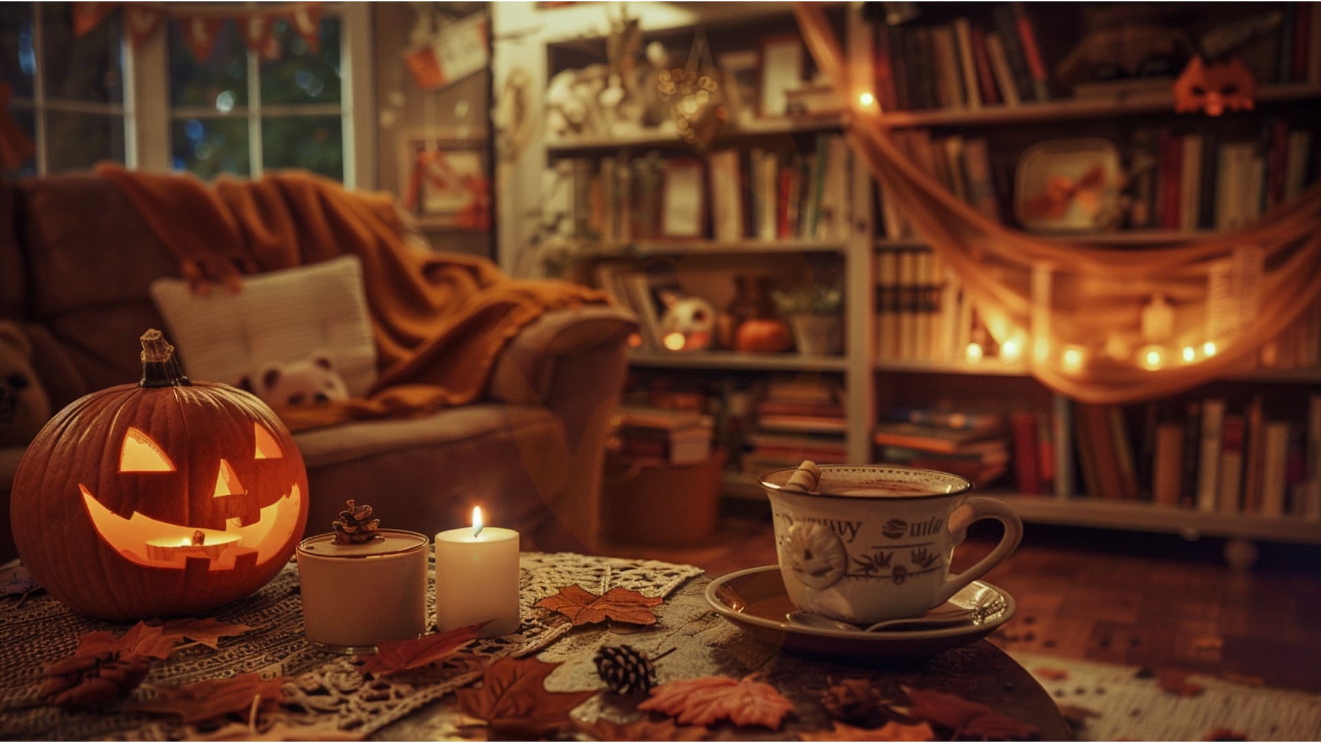 1920x1080 HOLIDAY Bundle Pc Tablet Digital Wallpaper Halloween Room