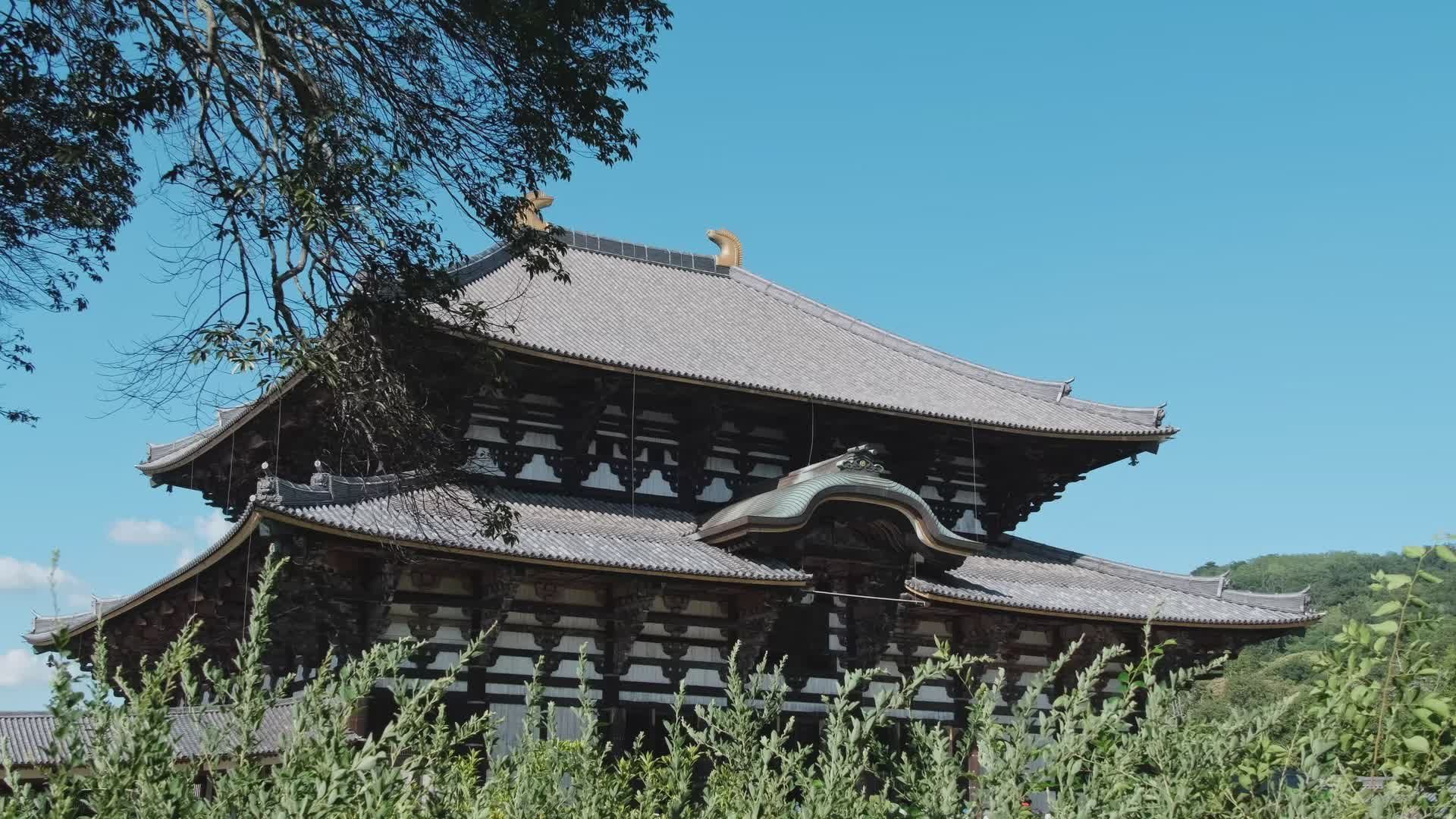 1920x1080 Traditional Japanese Temple Surrounded