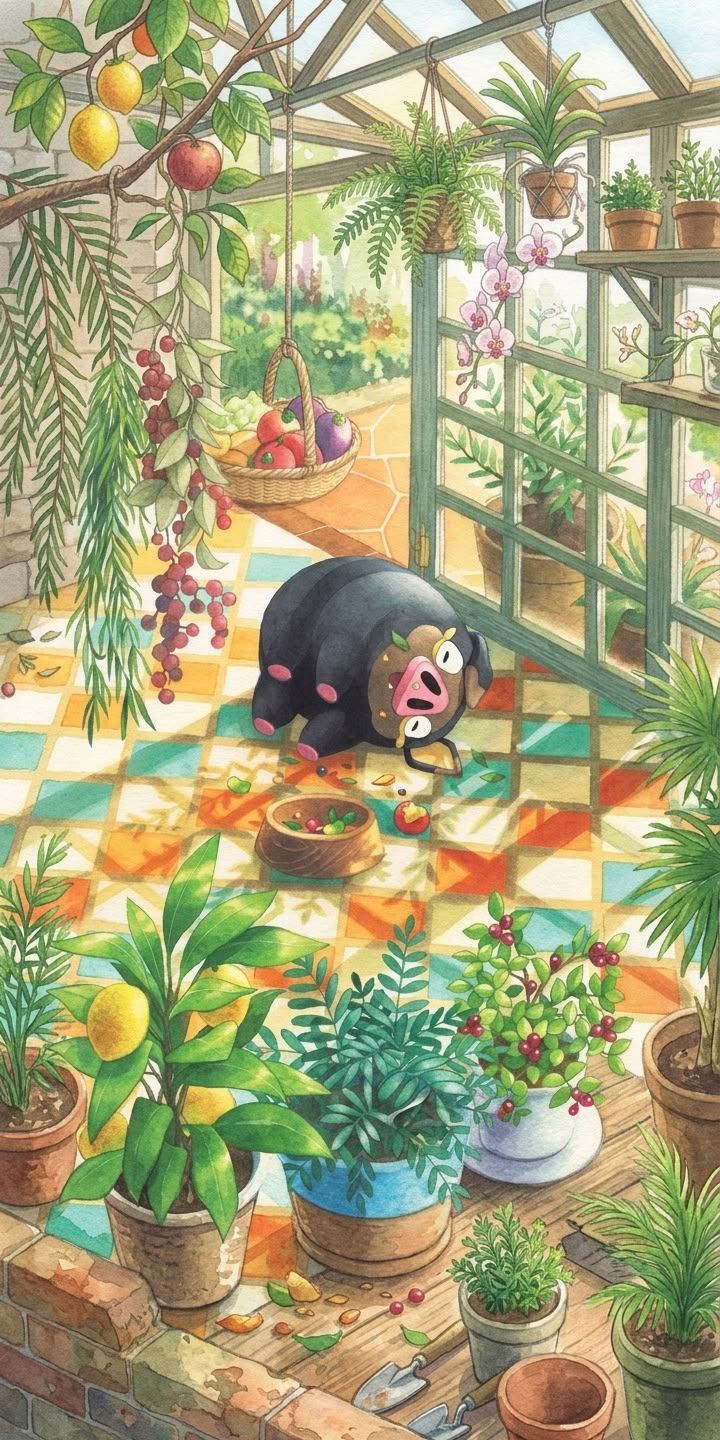 720x1440 Lechonk Full Fan Art From Pokemon