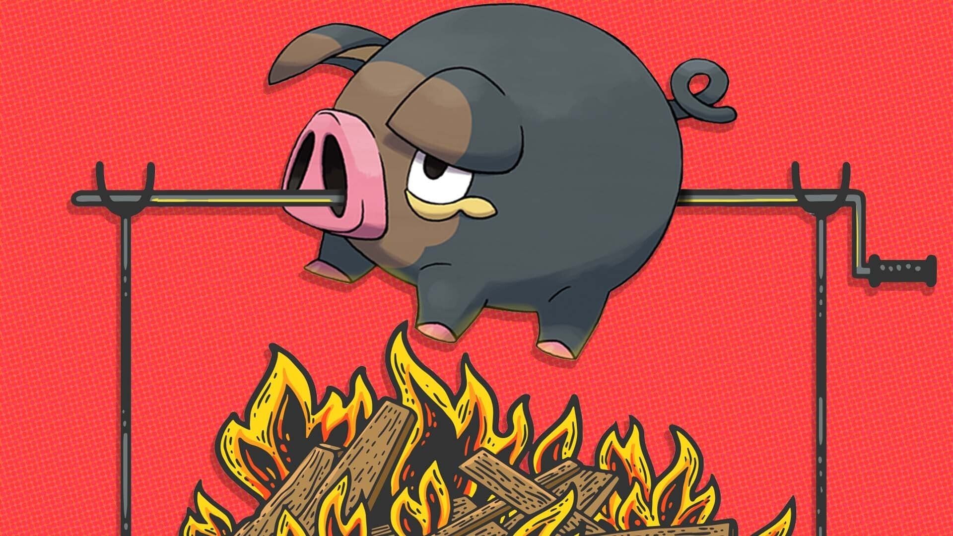 1920x1080 Pokémon Scarlet And Violet's Crying Lechonk Would Be Great On A Sandwich