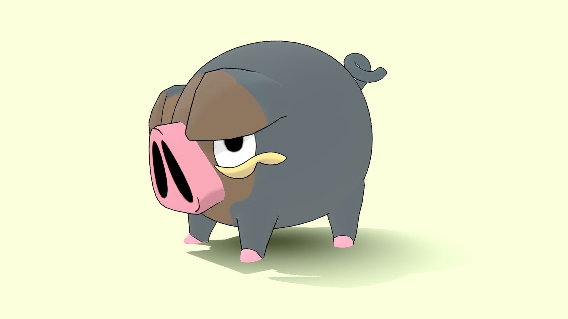 1920x1080 Lechonk Fanart Free 3D model by Ivonne [eed569a]