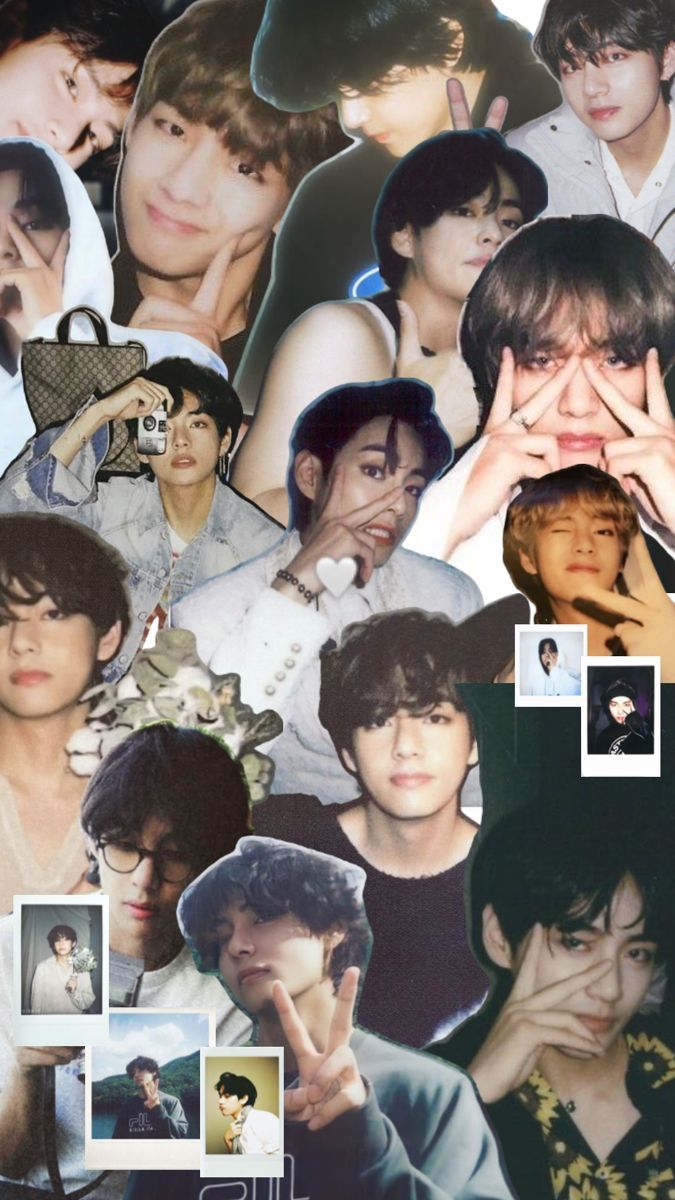 675x1200 BTS Kim Taehyung, V, collage Wallpaper