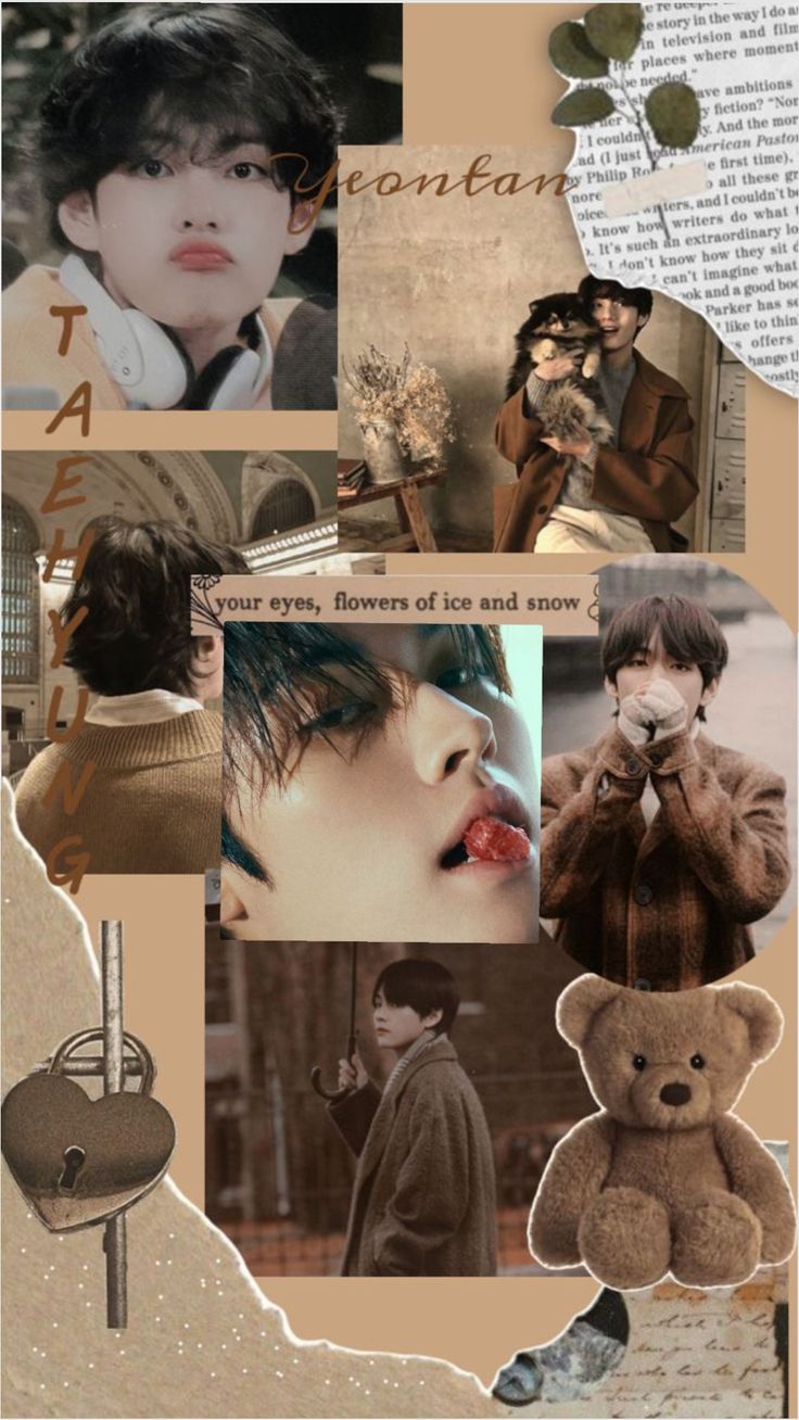 736x1308 Teahyung picture aesthetic wallpaper. V brown aesthetic wallpaper, Brown taehyung wallpaper, Taehyung collage