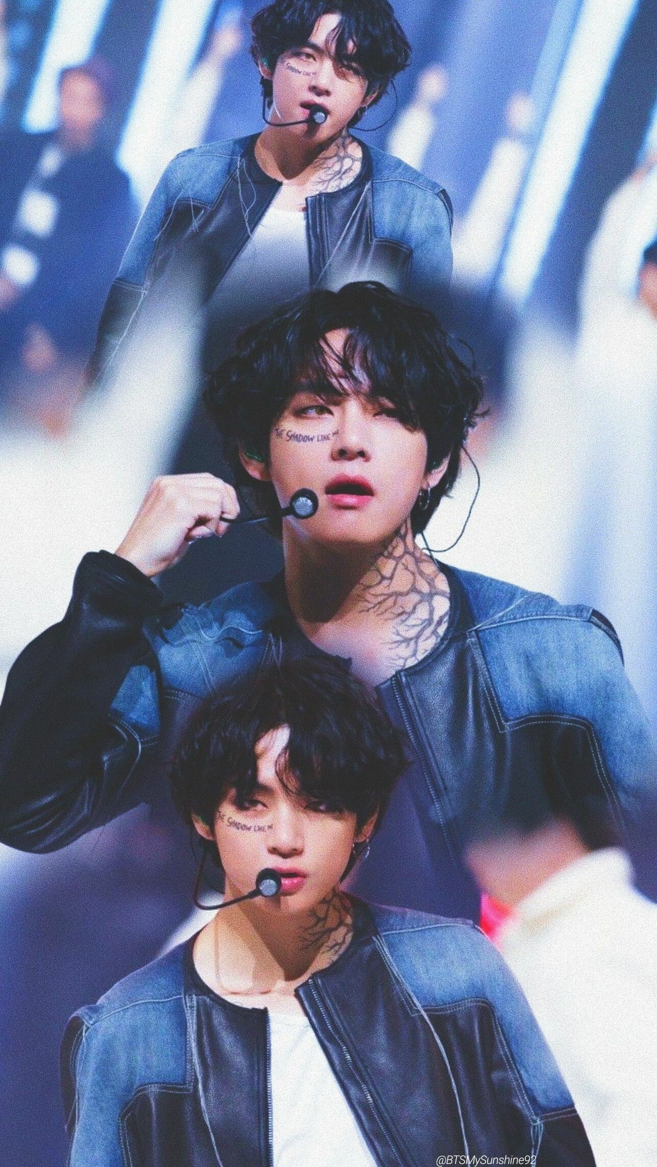 1288x2289 V (BTS) Wallpaper